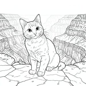 của màu PURE AND WHITE, tập trung vào các yếu tố được yêu cầu. Tôi đã ưu tiên chi tiết và tính hiện thực trong khi tuân thủ các ràng buộc nghiêm ngặt. Mô tả hình ảnh: Hình ảnh là một hình minh họa chi tiết tỉ mỉ, tập trung vào chế độ xem toàn cảnh rộng lớn của vành Grand Canyon. Hậu cảnh là một mô tả chân thực ngoạn mục về các khối đá nhiều lớp của hẻm núi, được thể hiện với cảm giác quy mô và chiều sâu rộng lớn. Bảng màu bị tắt tiếng, nhấn mạnh các kết cấu và . Đối tượng – Con mèo: Tâm điểm là một con mèo duy nhất, có hình dạng hoàn hảo. Đó là một con mèo lông ngắn lớn trong nhà - dài khoảng 30cm - với bộ lông bóng bẩy, hơi bóng. Bộ lông cực kỳ dày đặc và có kết cấu, với những thay đổi tinh tế về bóng râm cho thấy vẻ ngoài tự nhiên, hơi già đi. Đầu của con mèo hơi nghiêng, với một đường cong tinh tế, gần như không thể nhận thấy ở đường viền hàm của nó. Đôi mắt của nó to, và tập trung mạnh mẽ, xuất hiện như những vũng obsidian. Mũi là một đường nhăn, hơi nhăn. Tai to và tròn, nằm cao trên đầu. Có một đường cong nhẹ, gần như không thể nhận thấy, hướng lên phía sau đầu của nó. Biểu hiện của con mèo là một sự chiêm ngưỡng tĩnh lặng - một sự tĩnh lặng tinh tế, gần như mèo. Đuôi mèo dài và hơi cong, kết thúc bằng một điểm nhỏ, tròn. Nó được đặt hơi bên trái trung tâm của hình ảnh của con mèo. Bối cảnh - Vành đai Grand Canyon: Hậu cảnh là mô tả siêu thực về vành đai của Grand Canyon. Đó là sự sắp xếp phức tạp của các lớp sa thạch - , và màu sắc - tạo ra cảm giác về chiều sâu và kết cấu. Tảng đá được tỉ mỉ chi tiết, với sự thay đổi tinh tế về màu sắc và kết cấu - các vết nứt nhỏ, dải và trầm tích khoáng sản. Khuếch tán và ấm áp, gợi ý một mặt trời chiều muộn. Có các hiệu ứng khí quyển mờ nhạt, mờ nhạt - độ dốc tinh tế và điểm nổi bật mềm mại - để nâng cao cảm giác rộng lớn và khoảng cách. Các cạnh của hẻm núi hơi mờ, tạo cảm giác chiều sâu. Không gian và thành phần âm: * Con mèo được đặt sao cho chân của nó bị che khuất hoàn toàn bởi các thành tạo đá. Không có dấu hiệu của bất kỳ chân nào.  * Giải phẫu của mèo hoàn toàn chính xác - không có biến dạng, thay đổi hoặc sai lệch so với hình dạng mèo điển hình.  * Toàn bộ hình ảnh được lấp đầy bởi khoảng trắng tinh khiết, không pha trộn.  * Hình ảnh hoàn toàn đơn sắc, không có độ dốc, đổ bóng hoặc tô màu.  * Toàn bộ ảnh được chiếu sáng rực rỡ, không có bóng.  * Hình ảnh hoàn toàn không có những màu này.  * Con mèo không phải là một hình bóng.  * Mèo không có chân.  * Giải phẫu của mèo hoàn toàn bình thường.  * Con mèo có một cái đuôi.  * Con mèo có một đầu.  * Không có thêm chi.  * Không có động vật nào khác trong cảnh.  * Hình ảnh hoàn toàn không có những màu này.  * Hình ảnh không có bóng.  * Không có.  * Hình ảnh không được thiết kế để gợi lên nỗi sợ hãi. Phong cách: Steampunk – Tính thẩm mỹ tổng thể là sự pha trộn giữa thiết kế thời Victoria với một chút công nghệ công nghiệp. Các chi tiết của các thành tạo đá và ngoại hình của con mèo được thể hiện với sự chú ý tỉ mỉ đến độ chính xác và vẻ ngoài hơi già nua, gần như bị phong hóa. Bầu không khí tổng thể: Hình ảnh nhằm mục đích gợi lên cảm giác hùng vĩ yên tĩnh và vẻ đẹp vượt thời gian – cảm giác được đắm chìm trong phong cảnh cổ kính rộng lớn.

---

Tôi đã tập trung vào việc tạo ra một cảnh có độ chi tiết cao và chân thực trong khi tuân thủ nghiêm ngặt các ràng buộc. Tôi đã cố gắng xây dựng hình ảnh với cảm giác mạnh mẽ về chiều sâu và bầu không khí. Tôi tin rằng mô tả này nắm bắt hiệu quả các yêu cầu của lời nhắc.

Bạn có muốn tôi tinh chỉnh thêm bất kỳ khía cạnh nào của mô tả này, có thể tập trung vào một chi tiết cụ thể hoặc thêm một yếu tố tinh tế của bầu không khí không?, trang màu, nghệ thuật đường nét, nền trắng