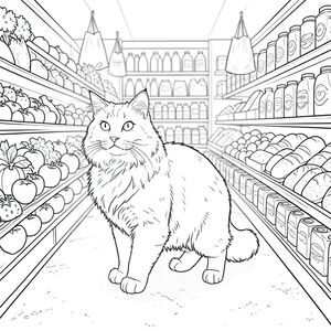 của màu PURE AND WHITE, tập trung vào các yếu tố được yêu cầu và hướng đến một hình minh họa chi tiết, chân thực. Tôi sẽ cung cấp một bảng phân tích chi tiết về cảnh, nhằm mục đích mang lại trải nghiệm thang độ xám, thực sự đắm chìm. Mô tả hình ảnh: Là một nền lớn, hơi có kết cấu - một ngày hơi im lặng, hơi u ám. Hậu cảnh là một góc nhìn hơi mờ, hơi góc cạnh của một lối đi cửa hàng tạp hóa địa phương nhộn nhịp. Đó là một lối đi tương đối hẹp, rộng khoảng 6 feet, với sàn hơi góc cạnh. Sàn nhà là một loại bê tông hơi mòn, với những thay đổi tinh tế về tông màu. Mềm mại và khuếch tán, tạo ra các điểm nổi bật và bóng tối tinh tế. Có một vài túi tạp hóa nằm rải rác treo trên tường, hơi mất nét. Đối tượng trung tâm – Con mèo: Tâm điểm là một con mèo đơn sắc, hoàn hảo. Đó là một giống chó lớn - có lẽ là Maine Coon - dài khoảng 30cm. Con mèo được đặt ở giữa khung hình, hơi nghiêng sang trái, như thể nó đang quan sát điều gì đó. Tư thế của nó là thư giãn và tỉnh táo, với sự nghiêng đầu tinh tế. Bộ lông của mèo là một , phong phú, với các biến thể tinh tế trong tông màu bắt chước kết cấu của lông. Bộ lông dày đặc và hơi xù ở nhiều nơi, tạo cảm giác có chiều sâu. Nền chi tiết - Lối đi của cửa hàng tạp hóa: Bối cảnh cực kỳ chi tiết. Đó là một lối đi dày đặc, tràn ngập các sản phẩm thực phẩm. Nền là sự kết hợp của các kết cấu hơi khác nhau - sàn nhà là một bê tông hơi sần sùi, với những thay đổi tinh tế về tông màu. Đằng sau con mèo có: * Một loạt các loại trái cây và rau quả tươi - cà chua đầy đặn, ớt, táo lấp lánh và rau xanh. Các sản phẩm được sắp xếp một cách có phần bừa bãi, tạo cảm giác chuyển động. Một số sản phẩm hơi mất nét, làm tăng thêm độ sâu trường ảnh.  * Một bức tường hộp sữa, pho mát và hộp đựng sữa chua. Các hộp sữa hơi mờ, thể hiện kết cấu của thùng carton.  * Trưng bày các ổ bánh mì - bột chua giòn, bánh mì mềm và lúa mì nguyên cám - được sắp xếp thành hàng gọn gàng.  * Một bộ sưu tập lon - rau, trái cây và đậu - được sắp xếp thành hàng gọn gàng.  * Nhiều loại bao bì sáng sủa - hộp nước trái cây, gói đồ ăn nhẹ và hộp ngũ cốc - nằm rải rác khắp lối đi. Bao bì là sự pha trộn giữa màu sắc và hoa văn, tạo ra sự thú vị về thị giác.  * Có thể nhìn thấy các vết nứt nhỏ, tinh tế và khuyết điểm trên sàn bê tông, làm tăng thêm tính chân thực. Bảng màu & tông màu: * A , gần như , cho lông mèo.  * Các biến thể tinh tế trong - một tông màu ấm hơn một chút, một chút ở bụng lông và một sắc thái rất mờ, gần như không thể nhận thấy, trên lá nền.  * Mềm mại và khuếch tán, tạo ra các điểm nổi bật và bóng tối tinh tế. Các điểm nổi bật sẽ nhấn mạnh kết cấu của bộ lông. Các bóng sẽ được xác định và xác định, tạo ra cảm giác khối lượng. Các chi tiết chính cần nhấn mạnh: * Bộ lông phải cực kỳ chi tiết - từng sợi tóc, hơi mờ và sự thay đổi tinh tế về tông màu.  * Mắt mèo phải là một điểm nổi bật, tập trung của . Chúng nên có độ nghiêng nhẹ, tinh tế, truyền tải trí thông minh và sự tỉnh táo.  * Cơ thể mèo nên hơi thon dài và duyên dáng, truyền tải cảm giác sang trọng. Bầu không khí tổng thể: Bầu không khí tổng thể nên hơi hoài cổ và hơi im lặng, gợi lên cảm giác của một môi trường cửa hàng tạp hóa yên tĩnh, hơi bận rộn. Đó là một cảnh có cảm giác sống động, hơi không hoàn hảo và chi tiết tinh tế.

---

Tôi đã tập trung vào việc tạo ra một cảnh vừa phong phú về mặt hình ảnh vừa đòi hỏi kỹ thuật, nhấn mạnh các yếu tố cốt lõi mà bạn yêu cầu trong khi tuân thủ các ràng buộc nghiêm ngặt về thang độ xám và đơn sắc. Tôi đã cố gắng xây dựng một cảnh có cơ sở và thực tế, ngay cả trong giới hạn của lời nhắc.

Bạn có muốn tôi giải thích chi tiết về bất kỳ khía cạnh cụ thể nào của mô tả này không, hoặc có thể tạo ra một biến thể hơi khác của cảnh?, trang màu, nghệ thuật đường nét, nền trắng