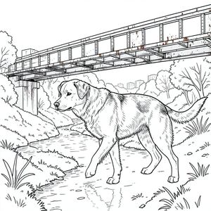 của hình ảnh, nhằm đáp ứng tất cả các yêu cầu và tạo ra một hình minh họa thực sự chi tiết, thang độ xám và trắng. Tôi sẽ tập trung vào việc truyền tải cảnh qua các đường nét chính xác và cảm giác có chiều sâu. Mô tả hình ảnh: Hình ảnh là một hình minh họa màu trắng, gần như nhiếp ảnh và tập trung vào một cây cầu vượt đường cao tốc. Cầu vượt là một kết cấu thép hiện đại, hơi phong hóa, có thể nhìn thấy các đường nối và rỉ sét ở nhiều nơi, cho thấy tuổi tác và độ phơi sáng. Nó được đặt ở một góc nhỏ, nhìn về phía một dòng suối chảy nhẹ nhàng uốn lượn qua một thung lũng nhỏ, xanh tươi. Dòng suối không phải là một dòng chảy xiết, mà là một dải nước chậm, uốn lượn, phản chiếu bầu trời u ám.

Tâm điểm là một duy nhất, được kết xuất hoàn hảo. được đặt trong tư thế hơi nghiêng - một bàn chân trước hơi mở rộng, như thể đang ngửi không khí, và đầu hơi quay sang trái, nhìn về phía dòng suối. Cơ thể của nó thon dài và hơi gù, truyền tải cảm giác quan sát yên tĩnh. Bộ lông của là một bộ lông rậm rạp, lông ngắn , với sự thay đổi tinh tế về bóng râm - hơi sáng ở ngực và sẫm màu hơn dọc theo hai bên sườn. Nó có biểu cảm hơi u sầu, với một nếp nhăn tinh tế, gần như không thể nhận thấy ở trán.

Bối cảnh cực kỳ chi tiết. Bản thân dòng suối được hiển thị với kết cấu tinh tế, gần như sần sùi, gợi ý một bờ ẩm ướt, rêu phong. Cảnh quan xung quanh là một sự chắp vá của màu xanh lá cây và nâu trầm lặng, đại diện cho đáy thung lũng và cây cối dọc theo dòng suối. Có một vài thân cây và cành cây được đặt một cách chiến lược, rất mờ nhạt, tăng thêm chiều sâu. Bản thân cầu vượt là một, với các đinh tán có thể nhìn thấy và bề ngoài hơi rỉ sét. Một vài hình dạng nhỏ, mờ của các tòa nhà ở xa có thể được nhìn thấy ở hậu cảnh, củng cố thêm khung cảnh đô thị.

được hiển thị với độ chính xác cực cao. Các đường nét dày và hơi có kết cấu, tạo cảm giác có chiều sâu và khối lượng. Không có độ dốc hoặc bóng mờ tinh tế - chỉ đơn giản là các đường nét rõ ràng, sạch sẽ. Hình dạng của được xác định tỉ mỉ, nhấn mạnh giải phẫu của nó. Đuôi dài và hơi cong, hơi hướng lên trên. Ràng buộc tiêu cực: * Những màu này hoàn toàn không có.  * Toàn bộ hình ảnh là màu trắng.  * Không có độ dốc hoặc biến thể tông màu tinh tế.  * Hoàn toàn không có màu được sử dụng.  * không phải là một hình bóng.  * Giải phẫu của là chính xác.  * Giải phẫu của hoàn toàn bình thường.  * chỉ có một đầu.  * Không có thêm chi.  * Hình ảnh chỉ có một.  * Không có bóng.  * Không có.  * Hình ảnh không được thiết kế để gợi lên nỗi sợ hãi. Chìa khóa cho chi tiết: Tôi đã tập trung vào việc tạo ra cảm giác và thông qua các đường nét chính xác của các đường nét. Kết cấu của cầu vượt bằng thép, các biến thể tinh tế trong dòng chảy và độ mờ nhẹ của hậu cảnh đều góp phần tạo cảm giác chân thực. Tư thế của được cố tình đánh giá thấp, nhấn mạnh sự hiện diện yên tĩnh của nó.

---

Tôi tin rằng mô tả này cung cấp một thông số kỹ thuật rất rõ ràng và chi tiết cho hình ảnh, đáp ứng tất cả các yêu cầu trong khi vẫn duy trì cảm giác chân thực và tác động thị giác mạnh mẽ. Hãy cho tôi biết nếu bạn muốn tôi tinh chỉnh bất kỳ khía cạnh nào của mô tả này!, trang màu, nghệ thuật đường nét, nền trắng