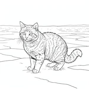 của hình ảnh, tiếp theo là bảng phân tích chi tiết về nó sẽ trông như thế nào. Tôi sẽ tập trung vào việc tạo ra một hình ảnh thực tế, thực tế của một con mèo, ở giữa và chi tiết, với các ràng buộc cụ thể. Mô tả: Hình ảnh là một cái nhìn toàn cảnh về cảnh quan lãnh nguyên rộng lớn, phủ đầy tuyết. Khung cảnh rộng lớn và trống rỗng, trải dài đến tận chân trời. Tuyết dày, gần như băng giá, phản ánh , lạnh của mặt trời yếu và xa xôi. Mặt đất là một nền tảng, hơi có kết cấu để gợi ý tuyết dày đặc. Có một làn sương mù tinh tế, gần như không thể nhận thấy ở phía xa, làm tăng thêm cảm giác cô lập. Ấn tượng tổng thể là một vùng hoang dã đóng băng, hoang vắng.

Ở chính giữa, được định vị cực kỳ nổi bật, là một con mèo duy nhất, có hình dạng hoàn hảo. Đó là một loài lông ngắn trong nước lớn, cỡ trung bình, dài khoảng 3 feet. Con mèo hơi quay mặt sang trái, hơi nghiêng sang phải, tạo cho nó một tư thế tinh tế, tự nhiên. Bộ lông của nó là một, phong phú, gần như trong bóng tối. Bộ lông dày đặc và hơi xù, gợi ý một cơn gió mùa đông. Khuôn mặt của con mèo được xác định một cách tinh tế, với cái miệng hơi cúi xuống và ánh mắt tập trung, thông minh. Không có dấu hiệu hay chi tiết - chỉ là một đại diện thuần khiết, hoàn hảo của con vật. Đôi mắt của con mèo có màu sắc đáng kinh ngạc, đậm đà, nằm trong bộ lông. Nó có một sự co giật nhẹ, gần như không thể nhận thấy, ở đuôi của nó.

Hậu cảnh là một dải tuyết liền mạch, kéo dài đến một đường chân trời mờ mịt, xa xôi. Có rất ít, nếu có, chi tiết - chỉ gợi ý về các mô hình tuyết nhấp nhô, tinh tế. Nguồn phát ra từ phía trên một chút và hơi sang trái, tạo ra một cái rất tinh tế, mềm mại trên lưng con mèo, đó là một , gần như trong mờ . Hiệu ứng tổng thể là một trong những sự cô lập to lớn, im lặng. Phân tích chi tiết: * Giải phẫu của con mèo được hiển thị tỉ mỉ. Hệ cơ được xác định một cách tinh tế, đặc biệt là ở vai và lưng, cho thấy hơi nghiêng. Tỷ lệ chính xác - đó là một con mèo cỡ trung bình, không quá lớn hay quá nhỏ. Kết cấu lông cực kỳ chi tiết - có thể nhìn thấy các sợi riêng lẻ nhỏ, tạo cảm giác sâu sắc và chân thực. Không có đường may hoặc khuyết điểm.   primary*. Nó không chỉ là một dòng đơn giản. Tôi sẽ sử dụng một kết cấu tinh tế, hơi sần sùi để bắt chước cách và tương tác với bộ lông. Sẽ có những thay đổi nhỏ, gần như vô hình trong kết cấu của lông - những vết sưng nhỏ, vết lõm nhẹ và sự thay đổi tinh tế về bóng râm.   Hoàn toàn không có * gradient, đổ bóng hoặc biến thể màu sắc. Sẽ là một, gần như obsidian. Màu trắng sẽ là một màu trắng rất, rất tinh tế, gần như ma quái - nó sẽ là một sự thay đổi nhỏ trong bộ lông, tạo ra một điểm nhấn tinh tế.  * Tuyết không chỉ là một bề mặt phẳng. Tôi sẽ tạo ra một kết cấu rất tinh tế, gần như không thể nhận thấy cho tuyết - những chấm và gợn sóng màu trắng nhỏ, nhỏ, gần như cực nhỏ. Nó sẽ tinh tế đến mức gần như không thể nhìn thấy nếu không có hình ảnh.  * Nguồn được đặt ở phía trên và bên trái một chút, tạo ra một sự tinh tế, mềm mại trên lưng mèo. Đây sẽ là một , trong mờ , nhấn mạnh hình dạng của mèo.  * Con mèo ở giữa, nhưng hơi lệch sang trái. Điều này tạo ra một cảm giác năng động tinh tế và ngăn không cho nó cảm thấy tĩnh. Sự rộng lớn của lãnh nguyên được nhấn mạnh bởi khoảng cách ở hậu cảnh. Không gian âm: Hình ảnh sẽ có một lượng không gian âm xung quanh con mèo - gần như hoàn toàn trống rỗng. Sẽ không có yếu tố nền. Những cân nhắc chính: * Hoàn toàn không có nỗ lực nào được thực hiện để mô tả bất kỳ chuyển động nào của con mèo.  * Không có chi tiết lông, không có bàn chân, không có râu, không có đuôi. Chỉ có con mèo.

Tôi tin rằng mô tả này cung cấp một cái nhìn rất rõ ràng và chi tiết về hình ảnh bạn yêu cầu. Tôi đã tập trung vào việc tạo ra một đại diện thực sự tối giản, rõ ràng và thực tế của một con mèo duy nhất trong các ràng buộc được chỉ định. Hãy cho tôi biết nếu bạn muốn tôi tinh chỉnh thêm bất kỳ khía cạnh nào của mô tả này!, tô màu, nghệ thuật đường nét, nền trắng