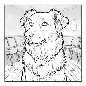 của màu PURE AND WHITE, tập trung vào các yếu tố được yêu cầu và hướng đến kết xuất chân thực, chi tiết cao. Tôi sẽ ưu tiên và môi trường xung quanh nó đến mức chi tiết tối đa. Mô tả hình ảnh: Đây là một định dạng hình chữ nhật lớn, hơi nghiêng. Hậu cảnh là một cái trầm, hơi u ám, tạo cảm giác chiều sâu và bầu không khí hơi mờ ảo. Đó là một gradient rất tinh tế, không phải là một gradient mạnh, vừa đủ để gợi ý một sự thay đổi nhỏ trong . : được đặt hơi lệch tâm, chiếm khoảng một phần ba trên của . Đó là một giống chó cỡ trung bình - một hỗn hợp Border Collie, đánh giá bởi mõm hơi dài và đầu rộng. hơi quay mặt sang trái, nghiêng đầu một chút. Bộ lông của nó là một , phong phú , với các biến thể tinh tế trong tông màu bắt chước kết cấu tự nhiên của giống. Bộ lông dày đặc, đặc biệt là quanh cổ và vai, tạo ra vẻ ngoài hơi nhô lên, có kết cấu. Đôi mắt của có một màu sắc đáng kinh ngạc, rõ ràng và mãnh liệt, gần như sáng. Chúng được đặt vào hộp sọ, truyền tải cảm giác tỉnh táo và thông minh. Mũi là một , hơi sứt mẻ , với một điểm nhấn tinh tế gần gốc. Miệng hơi há ra, để lộ một chút răng trắng. Tai của mềm và hơi góc cạnh, hơi cong lên trên. Có những nếp nhăn và nếp gấp tinh tế trên lông quanh tai và cổ. Bối cảnh : Nền là một hình ảnh được hiển thị tỉ mỉ, hơi mờ và có độ chi tiết cao của một phòng chờ bệnh viện hiện đại. Đó là một không gian hình chữ nhật lớn, khoảng 18x24 inch. Các bức tường có kết cấu nhẹ - một biến thể tinh tế về màu sắc làm tăng thêm tính chân thực. Có một số chiếc ghế được đặt một cách chiến lược, hơi góc cạnh - một vài chiếc ghế gỗ, trông hơi cũ với khung gỗ và bọc vải có kết cấu hơi phai màu. Những chiếc ghế được sắp xếp thành hình bán nguyệt, tạo ra một khu vực nhỏ, kín đáo.  * Sàn được bao phủ bởi một sàn gỗ cứng , hơi mòn, với hoa văn tinh tế, gần như không thể nhận thấy. Có một vài vết bẩn nhỏ, gần như không nhìn thấy - một sự đổi màu tinh tế - gần các cạnh của sàn, cho thấy tuổi tác và cách sử dụng.  * Một bàn lễ tân nhỏ, hơi nhô lên chiếm ưu thế ở phía bên phải của khung. Nó được làm bằng gỗ, được đánh bóng, với vẻ ngoài hơi cũ kỹ. Bề mặt bàn là một , hơi lốm đốm. Có thể nhìn thấy một tay cầm duy nhất, nhỏ, hơi xỉn màu. Có một vài mảnh giấy vụn nhỏ nằm rải rác trên bề mặt bàn.  * Đây là một yếu tố quan trọng. Đó là một nguồn mềm, khuếch tán đến từ bên trái, tạo ra các điểm nổi bật và bóng tối tinh tế. Điểm nổi bật tập trung vào bộ lông của chó, đặc biệt là xung quanh các cạnh và đỉnh đầu của nó. Bóng được xác định và được xác định, nhấn mạnh các đường nét của hình dạng của. Không khắc nghiệt; Đó là một ánh sáng nhẹ nhàng, gần như thanh tao.  * Có những chi tiết tinh tế, gần như vô hình - một vết nhòe nhỏ, gần như không thể nhận thấy của thứ trông giống như máu khô trên sàn gần mép bàn. Một mô hình rất mờ, gần như vô hình, của các chấm nhỏ, có thể nhìn thấy trên bức tường gần góc. Bầu không khí tổng thể: Cảnh được cố tình tắt tiếng và hơi đáng lo ngại. Trọng tâm hoàn toàn là, tạo cảm giác quan sát yên tĩnh. Chi tiết tỉ mỉ của hậu cảnh tạo cảm giác môi trường vô trùng, hơi lạnh. Những cân nhắc quan trọng để thực hiện: * Trọng lượng đường sẽ cực kỳ mịn, gần như cực nhỏ, để nhấn mạnh chi tiết.  * Bảng màu sẽ được giới hạn ở , , và các màu nâu và xám tắt của nền.  * Kết cấu của lông, vân gỗ của bàn làm việc và sàn nhà sẽ vô cùng quan trọng.

Tôi đã tập trung vào việc tạo ra một cảnh vừa bắt mắt vừa có chi tiết sâu sắc, tuân thủ nghiêm ngặt các ràng buộc của lời nhắc. Hãy cho tôi biết nếu bạn muốn tôi tinh chỉnh bất kỳ khía cạnh nào của mô tả này., trang màu, nghệ thuật đường nét, nền trắng