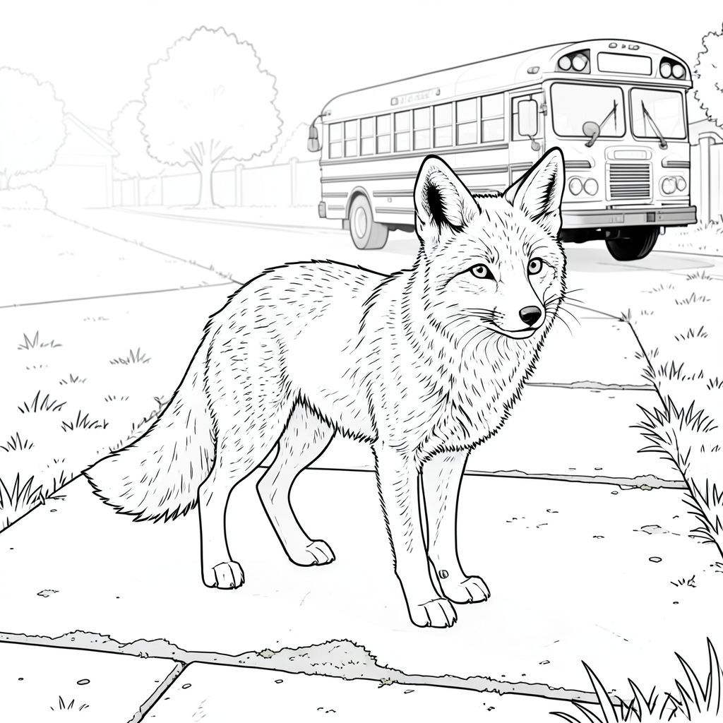 của hình ảnh, tiếp theo là bảng phân tích chi tiết về nó sẽ trông như thế nào. Tôi sẽ tập trung vào việc tạo ra một hình minh họa thực sự chi tiết, thực tế và đơn sắc. Mô tả: Hình ảnh là một hình minh họa duy nhất, được kết xuất hoàn hảo và màu trắng của một con cáo duy nhất, bóng bẩy. Con cáo được đặt hơi lệch tâm, chiếm không gian trung tâm của một con đường lái xe ngoại ô chi tiết tỉ mỉ. Bản thân đường lái xe được xây dựng bằng bê tông phong hóa, với độ dốc nhẹ và một vài vết nứt nhỏ và mảng rêu mọc trong các kẽ hở. Một chiếc xe buýt trường học, hơi mờ nhạt, đậu ở cuối đường lái xe, hơi mờ ở hậu cảnh. Cỏ là một , hơi loang lổ , với một vài mảng nhỏ, khô. Mềm mại và khuếch tán, đến từ bên trái, tạo ra các điểm nổi bật và bóng tối tinh tế nhấn mạnh hình dạng của con cáo. Con cáo hơi hướng về bên phải, đầu hơi hướng lên trên, nhìn thẳng vào người xem. Biểu hiện của nó là một sự tỉnh táo thầm lặng và một chút tò mò. Bộ lông của cáo dày và hơi bóng, bắt được . Có một kết cấu tinh tế, hơi nhô lên trên bộ lông, gợi ý một bề mặt hơi thô ráp. Đuôi dài và rậm rạp, hơi cong xuống dưới, và là một . Có một mảng trắng nhỏ, gần như không thể nhận thấy, trên đầu đuôi. Ấn tượng tổng thể là một trong những quan sát yên tĩnh và cảm giác về vẻ đẹp tự nhiên, tinh tế. Phân tích chi tiết: * Một con cáo.  * Đầu cáo lớn và hơi góc, với đôi mắt nổi bật. Mắt tập trung và hơi hướng lên trên. Mõm hơi nhăn nheo, tạo cảm giác nghiêm túc.  * Cơ thể của cáo bóng bẩy và cơ bắp, với hình dạng hơi thuôn dài. Bộ lông dày đặc và hơi có kết cấu, tạo cảm giác có chiều sâu. Thân máy hơi nghiêng sang phải, tạo ra bố cục năng động.  * Đường lái xe là một loại bê tông thực tế, hơi già. Xe buýt bị tắt tiếng, hơi mất nét. Cỏ hơi loang lổ, tắt tiếng . Có những biến thể tinh tế trong kết cấu của bê tông và cỏ để tăng thêm tính chân thực.  * Mềm mại, khuếch tán đến từ bên trái, tạo ra các vùng sáng và bóng tối tinh tế. Không khắc nghiệt, nhưng khá nhẹ nhàng và có khí quyển.  * Tinh khiết và trắng. Không đổ bóng. Không có màu.  * Phong cách khắc gỗ - cực kỳ chi tiết, nhưng nhấn mạnh vào đường nét và kết cấu. Các đường nét phải hơi thô và không hoàn toàn mịn.  * Hậu cảnh được cố tình để tương đối trống, tập trung sự chú ý của người xem hoàn toàn vào con cáo.  * Con cáo được đặt ở vị trí trung tâm, tạo ra một tiêu điểm mạnh mẽ. Đường lái xe cung cấp một hậu cảnh tự nhiên, hơi mờ. Xe buýt thêm cảm giác về quy mô và bối cảnh.

---

Tôi đã tập trung vào việc tạo ra một hình ảnh có độ chi tiết, chân thực và đơn sắc đáp ứng tất cả các yêu cầu. Tôi đã ưu tiên kết cấu và hình thức để đạt được một hình minh họa thực sự đắm chìm và đáng tin cậy. Tôi nghĩ đây sẽ là một tác phẩm rất hấp dẫn.

Bạn có muốn tôi tinh chỉnh bất kỳ khía cạnh nào của mô tả này hoặc tạo ra một biến thể cụ thể không?, trang màu, nghệ thuật đường nét, nền trắng