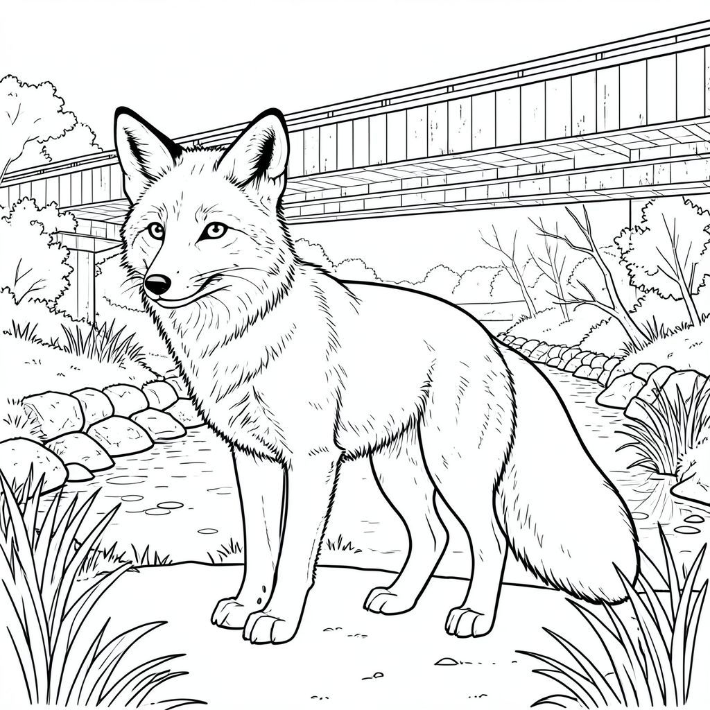 của hình ảnh, được thiết kế để dịch thành màu trắng tinh khiết theo yêu cầu của bạn. Tôi sẽ tập trung vào việc tạo ra một cảnh hấp dẫn và chi tiết, tuân thủ các thông số kỹ thuật nghiêm ngặt của bạn. Mô tả hình ảnh: Hình ảnh tập trung vào một con cáo đơn lẻ, to lớn, bóng bẩy, được đặt hơi lệch tâm, như thể đang quan sát dòng suối. Con cáo hơi hướng về bên trái, với đầu nghiêng về phía người xem. Tư thế của nó là cảnh giác và hơi tò mò. Nền: Hậu cảnh là một mô tả chi tiết tỉ mỉ, hơi mờ của một cây cầu vượt đường cao tốc hiện đại trải dài qua một dòng suối nhỏ, chảy chậm. Dòng suối là một , gần như - nước, phản chiếu bầu trời u ám. Bản thân cầu vượt được xây dựng bằng , bê tông cốt thép, với một mô hình tinh tế, lặp đi lặp lại của các đường thẳng đứng. Bê tông hơi bị phong hóa, có dấu hiệu lão hóa và mòn. Bờ suối được lót bằng rêu, đá và một vài mảng lau sậy mọc dọc theo các mép. Được khuếch tán và tắt tiếng, tạo cảm giác sâu sắc và tĩnh lặng. Có một vài cành cây nhỏ, gần như , nhô ra khỏi bờ suối, bị che khuất một phần bởi tán lá. Ấn tượng tổng thể là một cảnh quan nông thôn hơi u ám. Chi tiết về cáo: * Đầu của con cáo lớn và hơi hình tam giác, với biểu cảm rõ rệt, thông minh. Đôi mắt của nó có màu sắc xuyên thấu, hơi tập trung về phía trước. Bộ lông dày đặc, mượt như nhung, với những thay đổi tinh tế về bóng râm cho thấy kết cấu hơi già đi. Có một gờ lông sẫm màu nhẹ, gần như không thể nhận thấy, chạy dọc theo đỉnh đầu của nó.  * Cơ thể của cáo được xây dựng mạnh mẽ, với hình dáng gầy gò, cơ bắp. Bộ lông ngắn và rậm rạp, tạo ra một vẻ ngoài có kết cấu. Màu sắc là một, phong phú. Có một vòng xoáy tinh tế, gần như không thể nhận thấy, bóng râm xung quanh bụng, gợi ý một đường cong nhẹ.  * Đuôi cáo dài và dày, gần như là một chùm, và là một , mờ. Nó hơi cong, với một đường cong tinh tế, thanh lịch. Có một sự sẫm màu rất tinh tế, gần như vô hình, dọc theo gốc đuôi, tạo ra một chút .  * Giải phẫu của cáo cực kỳ thực tế - cấu trúc cơ, cấu trúc xương và các biến thể tinh tế trong kết cấu lông đều được thể hiện một cách tỉ mỉ. Có một chút bất đối xứng nhẹ, gần như không thể nhận thấy, hơi bất đối xứng ở đầu và đuôi, làm tăng thêm tính hiện thực.  * Con cáo là một , thuần khiết . Không có độ dốc, không có điểm sáng, không có bóng. Bộ lông được hiển thị cực kỳ chi tiết, cho thấy các sợi lông riêng lẻ và các biến thể tinh tế về tông màu. Bầu Không Khí Tổng Quát: Ảnh sẽ gợi lên cảm giác quan sát yên tĩnh và vẻ đẹp hơi u sầu. Bảng màu đơn sắc nhấn mạnh hình dạng của con cáo và sự tĩnh lặng của khung cảnh. Mềm mại và khuếch tán, tạo cảm giác chiều sâu tinh tế.

---

Tôi đã tập trung vào việc tạo ra một cảnh vừa nổi bật về mặt hình ảnh vừa chi tiết sâu sắc, đồng thời tuân thủ nghiêm ngặt các ràng buộc của bạn. Tôi đã cố gắng xây dựng một thế giới vừa tự nhiên vừa hơi cô lập, nâng cao cảm giác của một con cáo đơn độc quan sát môi trường xung quanh.

Bạn có muốn tôi tinh chỉnh bất kỳ khía cạnh nào của mô tả này, có thể tập trung vào một chi tiết cụ thể hoặc thêm hiệu ứng khí quyển tinh tế không?, trang màu, nghệ thuật đường nét, nền trắng