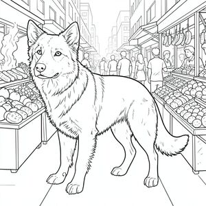 của màu PURE AND WHITE, tập trung vào các yếu tố cốt lõi và hướng đến kết xuất chi tiết, chân thực của một trong môi trường chợ thức ăn đường phố bận rộn. Tôi sẽ ưu tiên các yếu tố cốt lõi và tránh bất kỳ yếu tố nào bạn đã loại trừ một cách rõ ràng. Mô tả hình ảnh: Là một hình chữ nhật lớn, hơi nghiêng - khoảng 20cm x 30cm. Hậu cảnh là một khung cảnh dày đặc, hơi mờ của một khu chợ thức ăn đường phố ngoài trời hiện đại sầm uất. Đó là một cảnh gần như hỗn loạn. Có nhiều quầy hàng tràn ngập thức ăn - xúc xích bốc hơi, xiên lấp lánh, trái cây và núi bột chiên. Mọi người đang chạy xung quanh, tạo ra cảm giác chuyển động và hoạt động. Là sự pha trộn giữa ánh nắng chiều ấm áp và khuếch tán, tạo ra những bóng tối tinh tế. : là tâm điểm tuyệt đối. Đó là một giống chó có kích thước trung bình - có khả năng là sự kết hợp của chó chăn cừu Đức và Border Collie - dài khoảng 50cm từ mũi đến đuôi. Bộ lông của nó là một , phong phú, , với những thay đổi tinh tế về bóng râm để tạo cảm giác chiều sâu. Bộ lông dày đặc và hơi xù, cho thấy một khỏe mạnh, năng động.  * Đầu hơi nghiêng, với biểu cảm nhẹ nhàng, thông minh. Đôi mắt đáng kinh ngạc, rõ ràng, - và hơi tập trung. Có một nếp nhăn tinh tế, gần như không thể nhận thấy, trên trán.  * Cơ thể được xây dựng mạnh mẽ, với một đường cong cơ bắp nhẹ. Bộ lông sẫm màu hơn một chút ở lưng và vai, mờ dần thành màu nhạt hơn ở bụng và chân. Có những mảng lông tinh tế, hơi nhô lên xung quanh xương sườn, tạo cảm giác kết cấu.  * Đuôi dài và dày, sô cô la đậm đà. Nó hơi cuộn tròn lên trên, với một đầu nhô lên một chút tinh tế. Có những vệt trắng mờ, gần như không nhìn thấy, dọc theo gốc đuôi.  * Giải phẫu của được thể hiện tỉ mỉ, chú ý đến tỷ lệ. Các khớp được xác định một cách tinh tế và hệ cơ có thể nhìn thấy rõ ràng mà không bị che nắng quá mức. Chân tương đối ngắn và chắc chắn, đầu gối hơi uốn cong tự nhiên.   gợi ý* một khoảnh khắc quan sát. Chi tiết nền: * Các quầy hàng là sự pha trộn hỗn loạn giữa màu sắc và kết cấu. Các bề mặt hơi phong hóa và có kết cấu tinh tế, không đồng đều. Một số quầy hàng có mái hiên và biểu ngữ rực rỡ.  * Thức ăn được hiển thị theo cách hơi mờ, nhấn mạnh sự chuyển động và phong phú. Xúc xích lấp lánh, xiên xếp thành hàng gọn gàng, trái cây được hiển thị nhiều màu.  * Một vài người bị mờ ở hậu cảnh, làm tăng thêm cảm giác của một khu chợ nhộn nhịp. Hình dạng của chúng không rõ ràng, nhưng sự hiện diện của chúng được cảm nhận rõ ràng.  * Nguồn đến từ bên phải, tạo điểm nhấn mạnh trên đầu và đuôi chó. Có những bóng tối tinh tế được tạo ra bởi các quầy hàng và thức ăn, làm tăng thêm chiều sâu. Bảng màu: Chủ yếu là thang độ xám -, trắng và sắc thái của . Trọng tâm là sự tương phản giữa và để tạo ra cảm giác về chiều sâu và khối lượng. Bộ lông của sẽ được kết xuất với một loạt các sắc thái tinh tế để tạo ra vẻ ngoài chân thực, có kết cấu. Không: Bất kỳ yếu tố nào khác với các yêu cầu cốt lõi – , hình bóng, giải phẫu đột biến, thang độ xám, màu sắc, bóng râm, các yếu tố đáng sợ, thừa chi, nhiều động vật, hai đuôi, hai đầu, đầu phụ. Chìa khóa để thực hiện: Chìa khóa là tạo ra một thị trường thức ăn đường phố thực sự, bận rộn. Các chi tiết cần phải cực kỳ chính xác và chân thực - kết cấu lông, các biến thể tinh tế trong và , cách rơi trên mặt chó - tất cả đều góp phần tạo nên bầu không khí tổng thể.

---

Tôi đã tập trung vào việc tạo ra một cảnh phong phú về mặt hình ảnh và chi tiết, ưu tiên làm chủ thể trung tâm và sử dụng tính thẩm mỹ màu trắng để tạo ra cảm giác vượt thời gian, hơi u sầu. Tôi cũng đã cẩn thận tránh bất kỳ yếu tố nào có thể đi chệch khỏi các yêu cầu cốt lõi.

Bạn có muốn tôi tinh chỉnh bất kỳ khía cạnh nào của mô tả này không, có thể tập trung vào một chi tiết cụ thể như biểu cảm của hoặc cách sắp xếp các quầy hàng?, trang màu, nghệ thuật đường nét, nền trắng