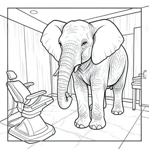 của một màu trắng tinh khiết có một con voi duy nhất, chi tiết tỉ mỉ và tuân thủ các thông số kỹ thuật của bạn. Tôi sẽ tập trung vào việc tạo ra cảm giác chiều sâu và chủ nghĩa hiện thực thông qua đường nét và đổ bóng tinh tế. Mô tả hình ảnh: Là một hình chữ nhật lớn, hơi nghiêng, rộng khoảng 24 inch và cao 36 inch. Nền là một , hơi có kết cấu, - gần như - gợi ý một sàn phòng khám nha khoa cao cấp, bóng bẩy. Có những biến thể tinh tế, gần như không thể nhận thấy, để mang lại cảm giác tuổi tác và mài mòn. Con voi: Con voi được đặt hơi lệch tâm, chính giữa ở một phần ba trên của . Đó là một con đực trưởng thành, cao khoảng 6 feet ở vai. Da của nó có màu trắng gần như ngà, với những thay đổi tinh tế về tông màu bắt chước sự lão hóa tự nhiên. Kết cấu cực kỳ chi tiết - các nếp nhăn và các mảng da nhỏ được hiển thị với độ dốc nhẹ, tạo cảm giác có chiều sâu. Đôi mắt là một , thông minh, hơi bóng để gợi ý một chút tuổi tác và một sự u sầu nhẹ nhàng. Mũi hơi lõm, có những nếp nhăn tinh tế xung quanh mép. Miệng hơi há ra, để lộ một chút lưỡi. Tai voi lớn và hơi cong, với một gợn sóng tinh tế, gần như không thể nhận thấy, trên bề mặt. Thân cây dày và hơi cong, với một đường cong tinh tế, gần như không thể nhận thấy, hướng xuống gốc. Nền – Nội thất rất chi tiết: Hậu cảnh là nội thất được xây dựng tỉ mỉ của một phòng khám nha khoa hiện đại. Đó là một góc nhìn hơi cao, hơi nghiêng, nhìn xuống con voi. Các yếu tố chính là: * Sàn nhà được đánh bóng, bằng đá - một lớp hoàn thiện rất tinh tế, gần như mờ. Có những biến thể tinh tế trên bề mặt đá, tạo cảm giác kết cấu.  * Các bức tường là một , hơi ấm, với các đường thẳng đứng tinh tế - có thể là một hoa văn nhẹ hoặc một vân gỗ rất mờ, gần như vô hình - để gợi ý một thiết kế hiện đại, tối giản. Có một vài khu vực nhỏ, lõm trên tường, đại diện cho sự phản chiếu từ các bề mặt.  * Một chiếc ghế nha khoa lớn, bằng thép không gỉ chiếm ưu thế ở phía bên trái của khung. Nó hơi nghiêng, với lớp hoàn thiện mạ crôm đánh bóng. Một kính hiển vi nha khoa nhỏ, cao cấp được đặt ở phía bên phải, với một điểm nổi bật mờ, gần như không nhìn thấy trên ống kính. Một số dụng cụ nha khoa khác - một cốc hút nhỏ, một cái cuốc nha khoa và một khay kim loại nhỏ, được đánh bóng - được đặt một cách tinh tế xung quanh ghế. Thiết bị được hiển thị với độ chi tiết cực cao, bao gồm các đường cong tinh tế của kim loại, phản chiếu trên bề mặt và những khuyết điểm nhỏ làm tăng thêm tính chân thực.  * Có một nguồn duy nhất, mềm, khuếch tán đến từ bên trái, tạo ra những điểm nổi bật và bóng tối tinh tế trên da voi và sàn đá. Nó không phải là một sự khắc nghiệt, trực tiếp; Đó là một ánh sáng nhẹ nhàng, ấm áp.  * Một tấm thảm nhỏ, có thể nhìn thấy dưới chân voi, làm tăng thêm cảm giác về quy mô và chủ nghĩa hiện thực. Có một vài hạt bụi tinh tế, gần như vô hình, trôi nổi trong không khí. Bảng màu: Toàn bộ hình ảnh sẽ được hiển thị trong các sắc thái của , với các biến thể rất tinh tế về tông màu để tạo chiều sâu và tính chân thực. Da voi sẽ là màu chủ đạo, với các biến thể về tông màu bắt chước sự lão hóa tự nhiên. Sàn đá sẽ rất . Các bức tường nền sẽ là một với các biến thể tinh tế. Sẽ là một mềm mại, ấm áp. Bầu không khí tổng thể: Bầu không khí tổng thể là một trong những chi tiết yên tĩnh, trang trọng và tỉ mỉ. Đó là một khung cảnh vừa lâm sàng vừa hùng vĩ một cách kỳ lạ. Trọng tâm hoàn toàn là con voi, nhấn mạnh sự hiện diện của nó và môi trường được xây dựng cẩn thận xung quanh nó.

---

Tôi đã tập trung vào việc tạo ra chiều sâu của chi tiết phù hợp với một hình minh họa nghệ thuật giả tưởng chất lượng cao. Tôi đã ưu tiên chủ nghĩa hiện thực về kết cấu, và những khiếm khuyết tinh tế của thế giới thực. Hãy cho tôi biết nếu bạn muốn tôi tinh chỉnh bất kỳ khía cạnh nào của mô tả này hoặc tạo ra một biến thể cụ thể!, trang màu, nghệ thuật đường nét, nền trắng