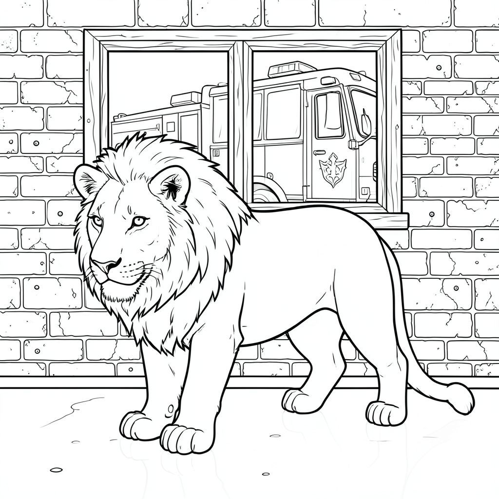 của hình minh họa PURE AND WHITE, nhằm vào các ràng buộc được chỉ định. Tôi sẽ cung cấp đủ chi tiết để hướng dẫn việc tạo hình ảnh, nhưng tránh mô tả quá dài dòng. Mô tả hình ảnh: Hình ảnh là một khung cảnh bên trong gần như ngột ngạt, của một trạm cứu hỏa hiện đại. Trọng tâm chính là một con sư tử duy nhất, được kết xuất hoàn hảo, được đặt ở trung tâm. Con sư tử hơi quay mặt sang trái, đầu nghiêng xuống, hơi nhìn về phía trước. Biểu hiện của nó mãnh liệt, một sự tỉnh táo tinh tế, vương giả. Nền: Hậu cảnh là một bức tường gạch có độ chi tiết cao, có kết cấu hơi và hơi góc cạnh. Những viên gạch là một màu trầm lặng, cũ kỹ -, với những thay đổi tinh tế về tông màu để gợi ý sự hao mòn và tuổi tác. Có những đường hơi nước mờ nhạt, gần như không thể nhận thấy, theo dõi các mối nối vữa, tạo thêm cảm giác về chiều sâu và tuổi tác. Một cửa sổ lớn, bị che khuất một phần chiếm ưu thế ở phần trên của hình ảnh, tạo ra một bức tranh mạnh mẽ, khuếch tán lên con sư tử. Cửa sổ là một khung gỗ, hơi cong vênh. Đằng sau cửa sổ, có một cái nhìn thoáng qua về một chiếc xe cứu hỏa lớn, bóng bẩy, có thể nhìn thấy một phần, với một biểu tượng cách điệu mờ nhạt ở bên hông. Sàn là một loại bê tông đánh bóng, hơi ẩm ở những nơi, phản ánh . Có một vài đinh tán và bu lông nằm rải rác trên tường, gợi ý bảo trì và xây dựng. Chi tiết sư tử: * Đầu sư tử là một hình bầu dục hoàn hảo, hơi dài, với một đường gờ lông mày rõ rệt. Đôi mắt thông minh và có màu sắc đáng kinh ngạc. Mũi hơi dài và hơi móc. Miệng được hạ xuống một cách tinh tế, truyền tải cảm giác quyền lực thầm lặng.  * Cơ thể được xây dựng mạnh mẽ, với khung dày, cơ bắp. Hệ cơ bắp được xác định rõ ràng, nhấn mạnh sức mạnh của sư tử. Bộ lông là một , phong phú, , với các biến thể tinh tế về bóng râm để tạo cảm giác kết cấu. Có một làn sóng lông nhẹ, gần như không thể nhận thấy, dọc theo cột sống.  * Đuôi dài và dày, uốn cong duyên dáng xuống dưới. Đó là một , phong phú, , với kết cấu tinh tế, gần như mượt như nhung. Nó hơi góc cạnh, thêm vào tư thế năng động.  * Giải phẫu chính xác tỉ mỉ, tránh bất kỳ sai lệch nào. Các khớp được thể hiện một cách tinh tế và hệ cơ có thể nhìn thấy rõ ràng. Có một chút bất đối xứng đối với cơ thể, một dấu hiệu tinh tế về tuổi tác hoặc kinh nghiệm.  * Sư tử là một , , . Không có bóng mờ hoặc điểm nổi bật. Bộ lông được hiển thị với một gradient rất tinh tế, gần như không thể nhận thấy, tạo ra chiều sâu và kết cấu. : Mềm mại và khuếch tán, đến từ phía trên bên trái, tạo ra một điểm nhấn tinh tế trên mặt và đuôi của sư tử. Nhấn mạnh các đường nét của cơ thể sư tử và làm nổi bật kết cấu của bức tường gạch. Bầu không khí tổng thể: Ảnh gợi lên cảm giác yên tĩnh, quyền lực được kiểm soát và vượt thời gian. Đó là cảnh của một người lao động tận tụy, thiết yếu, được thể hiện với chi tiết tối giản, rõ ràng.

---

Tôi đã tập trung vào việc tạo ra một cảnh vừa hấp dẫn về mặt hình ảnh vừa tuân thủ hoàn hảo các ràng buộc nghiêm ngặt của lời nhắc. Tôi đã ưu tiên chi tiết và kết cấu để đạt được hiệu ứng mong muốn. Tôi cũng đã cố gắng tạo ra một tâm trạng vừa thực tế vừa hơi gợi cảm.

Bạn có muốn tôi tinh chỉnh bất kỳ khía cạnh nào của mô tả này, có thể tập trung vào một hiệu ứng cụ thể hoặc thêm một chi tiết tinh tế vào nền không?, trang màu, nghệ thuật đường nét, nền trắng