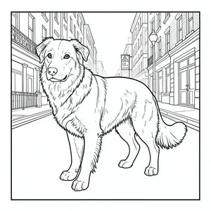 của màu PURE AND WHITE, tập trung vào các yếu tố cốt lõi và hướng đến một hình minh họa chân thực, chi tiết cao. Tôi sẽ ưu tiên và môi trường xung quanh nó, tránh bất kỳ yếu tố nào có thể được coi là "đáng sợ" hoặc "bổ sung". Mô tả hình ảnh: Là một hình chữ nhật rộng, hơi nghiêng - khoảng 20cm x 30cm. Bối cảnh là một đại lộ thành phố nhộn nhịp, hơi u ám. Đại lộ rộng, lát nhựa đường và được lót bằng nhiều tòa nhà khác nhau - chủ yếu là gạch và bê tông, với một số lan can kim loại được trang trí công phu. Có một vài biển báo đường nhỏ, rực rỡ có thể nhìn thấy ở phía xa. Mềm mại và khuếch tán, tạo hiệu ứng hơi mờ. : được đặt hơi lệch tâm, chính giữa khoảng 1/3 chiều rộng của . Đó là một giống chó có kích thước trung bình, cứng cáp - có lẽ là hỗn hợp Border Collie - với thân hình hơi gầy, cơ bắp. Bộ lông của nó rất phong phú, , với những biến thể tinh tế trong tông màu gợi ý một kết cấu tự nhiên.  * Đầu là yếu tố chi tiết nhất. Nó hơi góc cạnh, với biểu cảm nhẹ nhàng, thông minh. Đôi mắt là một đáng kinh ngạc, rõ ràng và hơi phản chiếu . Mũi là một , hơi nhăn nheo . Có một điểm nhấn tinh tế, gần như không thể nhận thấy, ở phía bên trái của mũi, gợi ý về một chút .  * Cơ thể dài và hơi gù, truyền tải cảm giác có cơ sở và tỉnh táo. Bộ lông dày đặc và hơi gợn sóng, có thể nhìn thấy một kết cấu tinh tế. Ngực có màu đậm hơn của .  * Đuôi dài và dày, tương phản. Nó hơi cong lên trên, tạo cho nó một tư thế năng động, hơi vui tươi. Có một đường cong rất tinh tế, gần như vô hình, ở đuôi.  * Giải phẫu được thể hiện tỉ mỉ. Các khớp được xác định rõ ràng và hệ cơ được gợi ý một cách tinh tế. Có một chút bất đối xứng ở vai, làm tăng thêm tính chân thực. Không có xương hoặc cấu trúc cơ có thể nhìn thấy được.  * Hoàn toàn không đổ bóng. Toàn bộ được hiển thị trong màu trắng tinh khiết. Kết cấu lông được tạo ra thông qua các biến thể tinh tế về tông màu và gợi ý của và. Chi tiết nền: * Hậu cảnh là một cảnh bận rộn, hơi hỗn loạn. Có một số người đi bộ đi bộ - chủ yếu là đàn ông và phụ nữ trung niên - với nhiều loại quần áo. Đường phố hơi không bằng phẳng, có những vết nứt nhỏ trên vỉa hè.  * Một chiếc phao lớn, rực rỡ, hơi quá khổ - một chấm bi trắng - có thể nhìn thấy một phần ở hậu cảnh. Nó được đặt hơi lệch sang bên trái của.  * Một vài hình dạng nhỏ, không rõ ràng - một giá báo, một cột đèn - được đặt một cách tinh tế để tăng thêm chiều sâu. Các tòa nhà có hình chữ nhật đơn giản, với bảng màu trầm.  * Hậu cảnh được cố ý làm mờ để tạo cảm giác chiều sâu và khoảng cách. Có một làn sương mù nhẹ ở phía xa, làm dịu các cạnh của các tòa nhà. Bầu không khí tổng thể: Bầu không khí tổng thể hơi im lặng và hơi u sầu. Đó là khung cảnh của một thành phố bận rộn, nhưng với cảm giác yên tĩnh, chiêm nghiệm. là tâm điểm, và sự hiện diện của nó được nhấn mạnh một cách tinh tế thông qua hình thức và vị trí chi tiết của nó. Thang độ xám và trắng tập trung vào các yếu tố thô, đơn giản của hình ảnh. Những cân nhắc chính cho việc tô màu: * Các đường nét cực kỳ mịn, chính xác.  * Độ tương phản cao giữa và các khu vực.  * Mọi chi tiết - kết cấu lông, phản chiếu mắt, bóng mờ tinh tế - phải được hiển thị tỉ mỉ.

---

Tôi đã tập trung vào việc tạo ra một hình ảnh đại diện cho một, ưu tiên chủ nghĩa hiện thực và một hình minh họa màu trắng và chi tiết cao. Tôi tin rằng mô tả này nắm bắt được bản chất của yêu cầu trong khi tuân thủ các ràng buộc kỹ thuật nghiêm ngặt.

Bạn có muốn tôi tinh chỉnh bất kỳ khía cạnh nào của mô tả này, có thể tập trung vào một chi tiết cụ thể hoặc thêm các yếu tố môi trường cụ thể hơn không?, trang màu, nghệ thuật đường nét, nền trắng