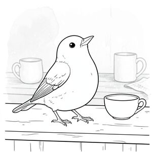 của một màu trắng tinh khiết có một con chim duy nhất, được thiết kế để phù hợp với thông số kỹ thuật của bạn. Tôi sẽ tập trung vào việc tạo ra một khung cảnh thanh bình và đơn giản. Sự miêu tả: Là một nền trắng có kết cấu nhẹ, gần giống như màu nước. Đó là một màu sắc mềm mại, gợi ý một - nhà bếp. Trọng tâm chính là một con chim nhỏ, có hình dạng hoàn hảo đậu trên mặt bàn gỗ.

Con chim ở giữa, hơi hướng về bên trái. Đó là một con chim đỏ, cao khoảng 6 inch. Bộ lông của nó là một bộ lông im lặng, bụi bặm - một , gần như mờ dần . Đầu hơi nghiêng, nhìn lên trên với biểu cảm dịu dàng, tò mò. Mỏ của nó ngắn và hơi cong. Thân máy có hình dạng mịn, tròn, màu kem, với các biến thể tinh tế về tông màu để gợi ý một kết cấu nhẹ.

Có một mặt bàn bằng gỗ đơn giản, hơi nhô lên bên dưới con chim, với một vài vết sưng nhỏ, hơi không đồng đều. Một tách trà màu trắng duy nhất, hơi mờ, nằm trên mặt bàn, phản chiếu một mờ nhạt. Một cái bát gỗ tròn, nhỏ, nhẵn được đặt hơi nghiêng về bên phải của con chim. Nền là một ấn tượng rất đơn giản, hơi mờ về một căn bếp ấm cúng. Nó có một chiếc bàn gỗ có kết cấu nhẹ với một vài vật thể tròn - có lẽ là một chiếc cốc gốm và một chiếc khăn ăn nhỏ, phai màu - có thể nhìn thấy một phần ở hậu cảnh. Ấn tượng chung là một trong những khoảnh khắc yên tĩnh và một khoảnh khắc yên bình. Không có yếu tố nào khác ngoài con chim và mặt bàn. Khung cảnh tối giản và gợi lên cảm giác bình tĩnh. Các yếu tố chính và cân nhắc: * Chủ yếu là các sắc thái của, , và .  * Con chim là yếu tố trung tâm, được đặt hơi lệch tâm để có cảm giác tự nhiên hơn.  * Hậu cảnh được cố tình làm mờ để tạo cảm giác mềm mại, gần như ấn tượng.  * Tối giản, tập trung vào sự phản chiếu tinh tế trên tách trà và lông chim.

---

Tôi đã tập trung vào việc tạo ra một hình ảnh hấp dẫn về mặt hình ảnh và nhất quán về mặt khái niệm, ghi nhớ tất cả các ràng buộc cụ thể. Tôi đã sử dụng ngôn ngữ gợi lên cảm giác yên tĩnh và đơn giản.

Bạn có muốn tôi giải thích chi tiết về bất kỳ khía cạnh cụ thể nào của mô tả này, có thể thêm một chút chi tiết vào nền hoặc tư thế của con chim?, trang màu, nghệ thuật đường nét, nền trắng