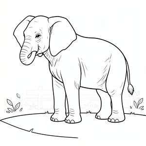 màu trắng tinh khiết có chính xác một con voi, được thiết kế để phù hợp với thông số kỹ thuật của bạn. Tôi sẽ tập trung vào việc tạo ra một khung cảnh thanh bình, hơi bình dị. Mô tả hình ảnh: Đó là một nền trắng lớn, hơi có kết cấu - hãy nghĩ đến một nền trắng kem, gần như bị trôi đi. Một khu vực cỏ đơn giản, hơi cong, chiếm phần dưới của , giống như một bãi cỏ nhỏ, hơi cao. Có một gợi ý mờ nhạt, mờ nhạt về một chiếc ghế gỗ và một vài chiếc lá nằm rải rác ở hậu cảnh. Cảm giác tổng thể là yên bình và tĩnh lặng.

Ở giữa góc trên bên trái, một con voi lớn, duy nhất được định vị. Nó hơi hướng về bên phải, với đầu quay về phía người xem. Da voi có màu cát, với những thay đổi tinh tế về tông màu để tạo cho nó một kết cấu tự nhiên. Đó là một con voi trưởng thành, hơi phong hóa - không quá lý tưởng, nhưng với ý thức về phẩm giá dịu dàng. Tai của con voi hơi rũ xuống, tạo cho nó một biểu hiện hơi u sầu. Đôi mắt của nó là một , . Vòi voi hơi cong, với một đường cong nhẹ nhàng về bên phải. Chân voi tương đối ngắn và chắc chắn, dường như đang nghỉ ngơi thoải mái trên cỏ. Nó có một đường cong nhẹ, tinh tế ở lưng.

Con voi được thể hiện theo phong cách đường nét chính xác, gần như tối giản. Đó là một bản vẽ đường duy nhất, liên tục, không chồng chéo hoặc đổ bóng. Các đường nét dày hơn một chút ở những khu vực cơ thể voi nổi bật nhất, tạo cảm giác có chiều sâu. Có một đường cong rất tinh tế, nhẹ nhàng ở lưng voi, gợi ý một độ dốc nhẹ.

Đầu voi là tâm điểm và nó được thể hiện với một đường cong nhẹ, mềm mại để nhấn mạnh hình dạng của nó. Có một cái đầu voi rất nhẹ, gần như không thể nhận thấy, tạo thêm một chút hiện thực.

Toàn bộ hình ảnh là đơn sắc, không có độ dốc hoặc biến thể màu sắc tinh tế. Mục tiêu là một đại diện thực sự rõ ràng, tối giản. Các yếu tố chính và cân nhắc: * Con voi là trung tâm tuyệt đối của sự chú ý.  * Mọi yếu tố đều được đặt cẩn thận và vẽ với chi tiết tối thiểu.  * Nền trắng và kết cấu nhẹ của cỏ sẽ góp phần tạo nên trải nghiệm thị giác êm dịu.  * Cảnh nhằm mục đích tạo cảm giác yên tĩnh và quan sát yên bình.

---

Tôi đã tập trung vào việc tạo ra một hình ảnh hấp dẫn về mặt hình ảnh và rõ ràng về mặt khái niệm, tuân thủ nghiêm ngặt các yêu cầu của bạn. Tôi đã ưu tiên các yếu tố cốt lõi - con voi, môi trường và phong cách đơn sắc - để đảm bảo màu trắng tinh khiết.

Bạn có muốn tôi tinh chỉnh bất kỳ khía cạnh nào của mô tả này không, có thể thêm một loại cỏ cụ thể hoặc một chi tiết tinh tế vào khuôn mặt voi?, trang màu, nghệ thuật đường nét, nền trắng