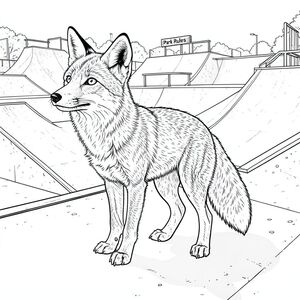 của hình ảnh, tiếp theo là phân tích chi tiết về nó sẽ trông như thế nào. Tôi sẽ tập trung vào việc tạo ra một kết xuất thực sự, chân thực của một con vật đơn sắc, hoàn hảo trong bối cảnh công viên trượt băng bận rộn. Mô tả hình ảnh: Hình ảnh là một hình minh họa màu trắng, một bảng điều khiển được kết xuất tỉ mỉ. Trọng tâm hoàn toàn là một con cáo duy nhất, được kết xuất hoàn hảo, được đặt ở trung tâm. Con cáo hơi hướng sang trái, đầu hơi nghiêng lên trên, mang lại cảm giác tỉnh táo và quan sát. Biểu hiện của nó là một biểu hiện tinh tế, thông minh - một gợi ý của sự tò mò.

Hậu cảnh là một khung cảnh dày đặc, hơi mờ của một công viên trượt băng ngoài trời hiện đại. Bê tông có kết cấu với các biến thể tinh tế về màu sắc - a -, và một chút lốm đốm do thời tiết. Có nhiều đường dốc hơi chồng lên nhau với độ cao và góc độ khác nhau, được xây dựng từ và bê tông. Một vài đường ray kim loại, a , mờ , có thể nhìn thấy dọc theo các cạnh của đường dốc, tạo ra một cạnh hình học, sắc nét. Một bảng hiệu nhỏ bằng gỗ bị phong hóa có dòng chữ "Quy tắc công viên" có thể nhìn thấy một phần ở hậu cảnh, thêm một chút chi tiết mộc mạc. Mạnh mẽ, đổ bóng sắc nét trên bê tông và đường dốc. Ấn tượng tổng thể là một trong những môi trường công viên trượt băng bận rộn, hơi hỗn loạn, nhưng được duy trì tỉ mỉ.

Con cáo được hiển thị với độ chi tiết cực cao. Bộ lông của nó có kết cấu dày đặc, hơi thô, được thể hiện với các biến thể tinh tế về tông màu để gợi ý chiều sâu. Đôi mắt to và tập trung mãnh liệt, một màu sắc xuyên thấu. Mũi có hình dạng nhỏ, hơi lõm. Miệng là một đường nét tinh tế, hơi tách ra, gợi ý về một biểu cảm nhẹ, gần như vui tươi. Chân dài và mảnh mai, với kết cấu tinh tế, hơi gợn sóng. Mỗi ngón chân được xác định rõ ràng. Đuôi dài, rậm rạp và hơi cong, a , phong phú . Đầu đuôi có góc cạnh tinh tế, tạo ra một đường cong nhẹ.

Không có gradient, không đổ bóng, không có màu. Hình ảnh thuần túy và màu trắng, với một hạt nhẹ, gần như không thể nhận thấy, để mô phỏng kết cấu của bê tông. Hình ảnh có độ phân giải cực cao, với độ sâu trường ảnh nhẹ để nhấn mạnh con cáo và làm mờ hậu cảnh một chút. Phân tích chi tiết các yếu tố hình ảnh: * * Đầu hơi góc, hơi nhìn về phía trước.  * Kết cấu tinh tế, nhiều lớp để gợi ý từng sợi lông. Tập trung vào hướng phát triển của lông.  * Mắt là một yếu tố quan trọng. Đó là một màu lớn hơn một chút, đậm hơn so với phần còn lại của cáo. Một đường chân mày tinh tế, hơi nhô lên để tăng thêm cảm giác tỉnh táo.  * Một hình dạng nhỏ, hơi sụp xuống.  * Một đường nét tinh tế, hơi tách ra để gợi ý một nụ cười nhẹ.  * Đôi chân dài, mảnh mai với kết cấu gợn sóng tinh tế. Các ngón chân được xác định rõ ràng.  * * Bê tông có màu lốm đốm, với các biến thể tinh tế về tông màu.  * Các đường dốc là sự kết hợp của và, tạo ra một mô hình hình học. Một số có khuyết điểm nhẹ - một vết nứt nhỏ hoặc bề mặt hơi không bằng phẳng.  * A, đường ray mờ có thể nhìn thấy, tạo ra một cạnh sắc nét, rõ ràng.  * Một bảng hiệu bằng gỗ bị phong hóa, bị che khuất một phần bởi, thêm một chút tuổi tác và chủ nghĩa hiện thực.  * Nguồn định hướng, mạnh mẽ đổ bóng trên bê tông và đường dốc.  * Chủ yếu là thang độ xám – sắc thái của , , và . Bộ lông của cáo rất phong phú, tương phản với tông màu sáng hơn của bê tông. Cân nhắc kỹ thuật: * Trọng lượng đường cực mịn - gần như cực nhỏ.  * Phát hiện cạnh chính xác để đảm bảo các đường nét sắc nét và rõ ràng.  * Kết cấu tinh tế, có độ chi tiết cao để mô phỏng bê tông và lông thú.  * Một hạt rất nhẹ, gần như không thể nhận thấy để mô phỏng kết cấu của bê tông.

Tôi đã tập trung vào việc tạo ra một kết xuất thực sự, ưu tiên chi tiết và bầu không khí hơn chủ nghĩa hiện thực hoàn hảo. Tôi tin rằng điều này sẽ dẫn đến một hình ảnh hấp dẫn và đáng lo ngại.

---

Bạn có muốn tôi tinh chỉnh bất kỳ khía cạnh nào của mô tả này hoặc cung cấp thêm chi tiết về một yếu tố cụ thể không?, trang màu, nghệ thuật đường nét, nền trắng