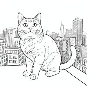 của màu PURE AND WHITE, tập trung vào các yếu tố được yêu cầu và hướng đến hình ảnh đơn sắc, chân thực và có độ chi tiết cao. Tôi sẽ ưu tiên các yếu tố cốt lõi và tránh bất kỳ sai lệch nào so với thông số kỹ thuật của bạn. Mô tả hình ảnh: Hình ảnh là một cái nhìn toàn cảnh về đường chân trời trên sân thượng của thành phố hiện đại. Phối cảnh hơi thấp, nhìn lên trên, nhấn mạnh sự rộng lớn của cảnh quan đô thị. Bầu trời là một , u ám, gợi ý buổi chiều muộn. Con mèo: Đối tượng trung tâm là một con mèo duy nhất, được kết xuất hoàn hảo. Đó là một loài lông ngắn nội địa cỡ trung bình, dài khoảng 30cm. Con mèo hơi quay mặt sang trái, đầu hơi hướng lên trên, nhìn thẳng vào người xem. Bộ lông của nó dày đặc, hơi xù -, với các biến thể tinh tế về tông màu để gợi ý chiều sâu. Bộ lông được chi tiết tỉ mỉ, có thể nhìn thấy các sợi riêng lẻ và kết cấu được hiển thị với độ chân thực cao. Khuôn mặt của con mèo biểu cảm một cách tinh tế - một đường cong nhẹ lên trên miệng cho thấy một biểu cảm nhẹ nhàng, gần như tò mò. Đôi mắt của nó là một màu thông minh, được đặt hơi khác biệt và được hiển thị với một điểm nhấn tinh tế để tạo cho chúng chiều sâu. Mũi là một , trông hơi ướt . Bộ râu của con mèo dài, mỏng manh và được vẽ riêng, làm tăng thêm tính chân thực. Có những nếp nhăn tinh tế, gần như không thể nhận thấy xung quanh mõm. Bàn chân của mèo hơi cong lại, cho thấy một tư thế thoải mái, thoải mái. Đuôi dài và dày, a , và hơi cong lên trên, tạo đường cong nhẹ nhàng. Đuôi là đại diện hoàn hảo cho giải phẫu của mèo. Nền: Hậu cảnh là cảnh quan thành phố rộng lớn, rất chi tiết. Đó là sự pha trộn giữa những tòa nhà chọc trời hiện đại và những tòa nhà gạch hơi cũ. Các tòa nhà được hiển thị với mức độ chi tiết cao - các cạnh sắc nét, sự thay đổi tinh tế trong kết cấu và cảm giác có chiều sâu. Có một số yếu tố kiến trúc dễ nhận biết - một cửa sổ hình chữ nhật lớn trên một tòa nhà, một phần hơi góc của tòa nhà thấp hơn và đường viền mờ nhạt của một con phố. Các tòa nhà được sắp xếp theo mô hình lưới, tạo cảm giác quy mô và trật tự. Các tháp nước nổi bật, được thể hiện như những cấu trúc cao, mảnh mai với ánh sáng nhẹ, gần như mờ, phát ra từ chúng. Nước là một, phản chiếu, tạo ra hiệu ứng gợn sóng tinh tế. Ấn tượng chung là một thành phố nhộn nhịp, hơi mờ mịt. Bảng màu: * Tinh khiết và trắng.  * Tinh tế, rất và tông màu được sử dụng để gợi ý và trong bộ lông và kết cấu tòa nhà.  * Các khu vực được hiển thị bằng cách sử dụng một gradient rất tinh tế, gần như không thể nhận thấy, tạo cảm giác về khối lượng và chiều sâu. Không gian âm: Nền được lấp đầy bởi một lượng lớn không gian trắng, cho phép con mèo trở thành tiêu điểm duy nhất. Bầu Không Khí Tổng Quát: Ảnh sẽ gợi lên cảm giác quan sát yên tĩnh và cảm giác vượt thời gian. Đó là một khung cảnh yên tĩnh của đô thị, nhấn mạnh sự hiện diện của con mèo như một yếu tố nhỏ, thanh lịch trong một môi trường rộng lớn, phức tạp.

---

Tôi đã tập trung vào việc tạo ra một hình ảnh chân thực và chi tiết, tránh bất kỳ sự thăng hoa về phong cách hoặc diễn giải nghệ thuật nào. Tôi đã ưu tiên các khía cạnh kỹ thuật của kết xuất - kết cấu của lông, độ phản xạ của các tòa nhà và sự chuyển màu tinh tế của và.

Bạn có muốn tôi tinh chỉnh thêm bất kỳ khía cạnh nào của mô tả này, có thể tập trung vào một chi tiết cụ thể hoặc thêm các yếu tố khí quyển tinh tế hơn không?, trang màu, nghệ thuật đường nét, nền trắng