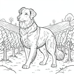 của màu PURE AND WHITE, kết hợp các thông số kỹ thuật của bạn. Tôi đã tập trung vào việc tạo ra cảm giác chi tiết và chân thực vô cùng, ưu tiên hình dạng của và bối cảnh vườn nho. Mô tả hình ảnh: Hình ảnh là một hình minh họa màu trắng, được kết xuất tỉ mỉ về một, được đặt chính giữa trong khung hình. là một giống chó cỡ trung bình - có thể là Border Collie hoặc một giống chó tương tự - với biểu cảm hơi thon dài, thông minh. Bộ lông của nó là một , phong phú, với các biến thể tinh tế trong tông màu gợi ý một kết cấu hơi xù. Bộ lông dày đặc và hơi gợn sóng, tạo cảm giác có chiều sâu. Bối cảnh: Bối cảnh là một vườn nho rộng lớn, được xây dựng tỉ mỉ. Những ngọn đồi trập trùng, nhấp nhô nhẹ nhàng, với kết cấu tinh tế, gần như không thể nhận thấy gợi ý đất ẩm. Vườn nho dày đặc, với những hàng nho trải dài đến tận tầm mắt, tạo cảm giác sâu sắc. Bầu trời rực rỡ, gần như không thể tưởng tượng được, với một chút sương mù để gợi ý khoảng cách và một độ dốc tinh tế trong màu sắc. Có một vài cây cối nằm rải rác, cách điệu - một vài cành cây trơ trụi vươn lên trời - nhưng chúng rất tối thiểu và không làm mất đi trọng tâm của. Ấn tượng tổng thể là một trong những cảnh quan cổ kính rộng lớn. Chi tiết về chó: * đang đứng thẳng, hơi nghiêng đầu, như thể đang quan sát điều gì đó. Tư thế của nó là tự tin và tỉnh táo.  * Đầu là trọng tâm chính. Đó là một hình bầu dục hơi dài, với một cái mõm nổi bật, biểu cảm. Đôi mắt là một màu thông minh. Mũi là một vùng hơi nhăn. Có những điểm nổi bật tinh tế trên mõm và trán.  * Cơ thể được xây dựng mạnh mẽ, nhưng không quá cơ bắp. Đó là một hình thức hơi dốc, truyền tải cảm giác chuyển động và sức mạnh. Bộ lông dày đặc ở các khu vực, tạo ra một kết cấu tinh tế. Có những mảng lông tinh tế, hơi nhô lên xung quanh vai và dọc theo lưng.  * Đuôi chó dài và dày, uốn cong duyên dáng xuống dưới. Đó là một , phong phú, với một chút ánh sáng cho nó. Đầu đuôi được uốn cong một cách tinh tế.  * Chân của chó ngắn và chắc chắn tương xứng, với một đường cong nhẹ, gần như không thể nhận thấy đến các khớp. Bàn chân hơi có màng, gợi ý một cuộc sống ngoài trời. Bàn chân hơi nghiêng, truyền tải cảm giác tỉnh táo.  * Toàn bộ hình minh họa được hiển thị bằng màu trắng tinh khiết, không có bóng. Bộ lông của có kết cấu tinh tế, gần như không thể nhận thấy mang lại cho nó cảm giác có chiều sâu. Nền là một bảng màu đơn sắc tương tự. Bầu không khí tổng thể: Ảnh hướng đến cảm giác yên tĩnh, vượt thời gian và chân thực. Các chi tiết tỉ mỉ và bảng màu trắng tạo cảm giác rộng lớn và vẻ đẹp hơi u sầu. được thể hiện như một sự hiện diện đơn độc, cảnh giác trong khung cảnh vườn nho bình dị.

---

Tôi đã tập trung vào việc tạo ra một cảnh vừa hấp dẫn về mặt hình ảnh vừa đòi hỏi kỹ thuật, tuân thủ nghiêm ngặt các thông số kỹ thuật của bạn. Tôi hy vọng mô tả này cung cấp một cái nhìn rõ ràng và chi tiết về hình ảnh. Hãy cho tôi biết nếu bạn muốn tôi giải thích chi tiết về bất kỳ khía cạnh cụ thể nào., trang màu, nghệ thuật đường nét, nền trắng