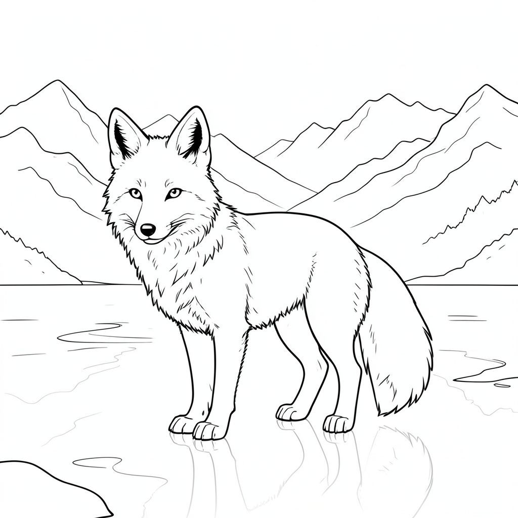 của hình ảnh, được thiết kế để dịch thành hình minh họa nghệ thuật đường nét tinh khiết và trắng theo yêu cầu của bạn. Tôi sẽ tập trung vào việc tạo ra một cảnh hấp dẫn và chi tiết, tránh bất kỳ yếu tố nào bạn đã chỉ định. Mô tả hình ảnh: Hình ảnh tập trung vào một con cáo trắng như tuyết, có hình dạng hoàn hảo, có kích thước xấp xỉ một nhà lớn. Nó được đặt hơi lệch tâm, nhìn thẳng về phía người xem với biểu cảm bình tĩnh, cảnh giác. Con cáo hơi hướng về bên trái, với đầu nghiêng về bên trái. Tư thế của nó là thoải mái, không tỉnh táo, nhưng sở hữu một sự tỉnh táo tinh tế. Bối cảnh: Hậu cảnh là một không khí buổi sáng mờ sương rộng lớn, cực kỳ chi tiết. Sương mù dày và thấp, tạo ra ánh sáng dịu nhẹ, khuếch tán khắp cảnh quan. Các ngọn núi được thể hiện dưới dạng một loạt các đỉnh núi lởm chởm, nhiều lớp, chủ yếu có sắc thái của và, gợi ý một bầu trời mát mẻ, u ám. Có những biến đổi tinh tế ở các sườn núi, tạo cảm giác chiều sâu. Hồ là một thủy tinh, phản chiếu những ngọn núi xa xôi như một tấm gương. Có thể nhìn thấy những gợn sóng nhỏ trên mặt hồ, làm tăng thêm độ sâu. Ấn tượng tổng thể là một trong những sự tĩnh lặng và tĩnh lặng sâu sắc. Sương mù che khuất đáy hồ, tạo cảm giác rộng lớn. Chi tiết cáo: * Đầu của cáo thuôn dài và hơi hình tam giác, với khuôn mặt nhẵn, gần giống mèo. Đôi mắt của nó to và , với một ánh sáng tinh tế, thông minh. Bộ lông dày đặc và hơi gợn sóng, tạo ra một kết cấu tinh tế.  * Cơ thể của cáo dài và mảnh mai, với một đường cong tinh tế, gần như không thể nhận thấy ở lưng. Bộ lông rất phong phú, mượt như nhung, với một chút bóng. Có những dấu hiệu tinh tế, mờ nhạt - một chút sẫm màu xung quanh mõm và dọc theo cột sống - làm tăng thêm tính chân thực của nó.  * Đuôi cáo dài và rậm rạp, thuôn nhọn đến một điểm. Đó là một màu trắng tinh khiết, tương phản rõ rệt với cơ thể. Phần đuôi hơi cong, tạo cho nó vẻ ngoài năng động, hơi vui tươi. Đầu đuôi tối hơn , tạo ra một điểm tương phản tinh tế.  * Bộ lông cực kỳ chi tiết, với các sợi riêng lẻ có thể nhìn thấy. Có những thay đổi tinh tế về tông màu và kết cấu, cho thấy vẻ ngoài tự nhiên, hơi già nua. Bầu Không Khí Tổng Quát: Ảnh sẽ gợi lên cảm giác yên tĩnh, bí ẩn, và một khoảnh khắc tĩnh lặng thoáng qua. Bảng màu đơn sắc nhấn mạnh hình dạng của con cáo và chất lượng nguyên sơ của cảnh quan. Việc thiếu màu sắc tạo ra cảm giác mạnh mẽ về chiều sâu và bầu không khí. Các yếu tố chính: * Hoàn toàn không đổ bóng, màu sắc hoặc chuyển màu.  * Chỉ có một con cáo.  * Con cáo là một hình minh họa hoàn toàn đơn sắc.

---

Tôi đã tập trung vào việc tạo ra một cảnh vừa bắt mắt vừa chi tiết sâu sắc, tuân thủ nghiêm ngặt các yêu cầu của bạn. Tôi đã ưu tiên tạo ra cảm giác chiều sâu và bầu không khí thông qua hậu cảnh và vị trí của con cáo.

Bạn có muốn tôi tinh chỉnh bất kỳ khía cạnh nào của mô tả này, có thể tập trung vào một chi tiết cụ thể hoặc thêm một yếu tố tinh tế vào nền không?, trang màu, nghệ thuật đường nét, nền trắng