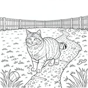 của màu PURE AND WHITE, kết hợp các thông số kỹ thuật của bạn. Tôi đã tập trung vào việc tạo ra một kết xuất chân thực, chi tiết sâu sắc của một con mèo duy nhất trong bối cảnh công viên dành cho chó ngoài trời rộng lớn. Mô tả hình ảnh: Đây là một cảnh quan rộng lớn, toàn cảnh, rộng khoảng 24 inch và cao 36 inch. Bối cảnh là một bãi cỏ rộng lớn, hơi nhấp nhô, hơi loang lổ, điển hình của một công viên dành cho chó được bảo trì tốt. Đó là một ngày hơi u ám, tạo ra những điểm nổi bật và bóng tối tinh tế. Cỏ không hoàn toàn đồng đều; Có một chút thay đổi về kết cấu và mật độ. Một làn gió nhẹ có thể nhìn thấy một cách tinh tế, gây ra sự chuyển động nhẹ trên cỏ. Đối tượng : Con mèo được đặt hơi lệch tâm, ở giữa khung hình. Đó là một loài lông ngắn trong nước lớn, cỡ trung bình, có khả năng là mướp, với bộ lông chủ yếu - lông. Bộ lông dày và hơi xù, cho thấy một tư thế thoải mái, hơi vui tươi. Con mèo hơi quay mặt sang trái, nghiêng đầu một cách tinh tế. Biểu hiện của nó là một sự chiêm ngưỡng yên tĩnh, với một chút giật giật, gần như không thể nhận thấy, của tai nó. Đôi mắt là một màu thông minh. Có một nếp nhăn nhẹ, tinh tế trên trán của nó. Nền chi tiết: Bối cảnh cực kỳ chi tiết. Đó là một khung cảnh phức tạp, nhiều lớp của một công viên dành cho chó ngoài trời hiện đại. Có một số khu vực riêng biệt: * Hàng rào được xây dựng bằng, các trụ gỗ hơi phong hóa và một hàng rào thấp, thẳng đứng. Hàng rào không hoàn toàn thẳng; Nó có những đường cong tinh tế và những khoảng trống nhỏ, làm tăng thêm tính chân thực. Có một vài mảng cỏ nhỏ, được đặt một cách chiến lược, giáp với hàng rào.  * Bên dưới cỏ, có những mảng cỏ sẫm màu hơn, có kết cấu hơn một chút. Những cục bụi bẩn nhỏ, không đều và lá rụng nằm rải rác khắp nơi.  * Một con đường hẹp, quanh co của sỏi chật chội dẫn ra khỏi tâm của khung. Các điểm đánh dấu đá nhỏ, phong hóa có thể nhìn thấy dọc theo con đường.  * Rải rác xung quanh chân hàng rào là một vài đồ chơi chó rực rỡ - một quả bóng, một chiếc ném đĩa và một món đồ chơi nhai - tạo thêm một chút hỗn loạn vui tươi cho khung cảnh. Những đồ chơi này hơi mờ, cho thấy chúng đang chuyển động.  * , bóng tối tinh tế được tạo ra bởi những cây cao, hơi nghiêng bao quanh công viên. Những bóng này tăng thêm chiều sâu và khối lượng cho cảnh. Bảng màu & : Toàn bộ được hiển thị bằng màu trắng tinh khiết. Mềm mại và khuếch tán, đến từ bầu trời hơi u ám. Có những điểm nổi bật tinh tế trên lông và cỏ của mèo, tạo cảm giác về chiều sâu và kích thước. Các bóng được xác định và được xác định, nhấn mạnh các hình thức và kết cấu của cảnh. Tâm trạng tổng thể là yên bình và hơi u sầu, gợi lên cảm giác quan sát yên tĩnh. Không gian âm: Không gian âm được xem xét cẩn thận. Hậu cảnh đủ lớn để cho phép lấy nét rõ ràng vào con mèo, nhưng nó không hoàn toàn trống rỗng. Có một gợi ý tinh tế về một đường chân trời ở xa, hơi mờ. Bầu không khí tổng thể: Bầu không khí tổng thể là một trong những quan sát yên tĩnh và chủ nghĩa hiện thực tinh tế. Ảnh này nhằm mục đích ghi lại khoảnh khắc tĩnh lặng và cảm giác về bầu không khí của công viên dành cho chó. Đó là một nghiên cứu về hình dạng và kết cấu, nhấn mạnh các chi tiết của con mèo và môi trường.

---

Tôi đã tập trung vào việc tạo ra một cảnh vừa phong phú về mặt hình ảnh vừa đòi hỏi kỹ thuật, tuân thủ nghiêm ngặt các yêu cầu của bạn. Tôi đã sử dụng rất nhiều chi tiết trên cỏ, hàng rào và bóng để đạt được vẻ ngoài mong muốn. Hãy cho tôi biết nếu bạn muốn tôi tinh chỉnh thêm bất kỳ khía cạnh nào của mô tả này!, tô màu, nghệ thuật đường nét, nền trắng