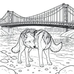 Đây là mô tả về hình ảnh, tiếp theo là bảng phân tích chi tiết về các yếu tố. Tôi đã tập trung vào việc tạo ra một cảnh thực sự nhập vai và chân thực, tuân thủ nghiêm ngặt các thông số kỹ thuật của bạn. MÔ TẢ HÌNH ẢNH: Hình ảnh là một hình minh họa màu trắng, gần như nhiếp ảnh và tập trung vào một cây cầu treo lớn. Cây cầu chiếm ưu thế trong bố cục, bắc qua một con sông rộng, chảy xiết. Lòng sông là một bờ bùn, phản chiếu bầu trời u ám. Động vật: Con vật là một con sói đơn độc, to lớn, bóng bẩy. Nó được đặt hơi về phía trước, đối diện với người xem, với đầu hơi nghiêng xuống dưới. Bộ lông của con sói dày và rậm rạp, một đốm - với sự thay đổi tinh tế về tông màu - các mảng sẫm màu hơn xung quanh vai và sườn, và nhạt hơn, gần như - trên ngực. Đôi mắt của nó to, tập trung mạnh mẽ và có màu sắc thông minh. Bộ lông hơi xù, gợi ý chuyển động và có một đường cong nhẹ tinh tế, gần như không thể nhận thấy, ở đỉnh đầu của nó. Mõm của nó dài và hơi nhọn, và nó có một cái mõm rõ rệt, hơi dài. Đuôi sói dài và dày, a , và hơi cong lên trên, hoạt động như một đối trọng. Đuôi không hoàn toàn đối xứng; có một sự bất đối xứng tinh tế, gần như không thể nhận thấy, ở đầu. Bối cảnh – Cầu treo: Hậu cảnh là một cây cầu treo được kết xuất tỉ mỉ. Nó được làm bằng thép phong hóa, với đinh tán và đường nối có thể nhìn thấy được. Cây cầu dài và hình vòm, kéo dài một khoảng cách đáng kể. Con sông bên dưới là một , hỗn loạn, với những gợn sóng có thể nhìn thấy và những tảng đá nhỏ nằm rải rác trên bề mặt. Bề mặt của cây cầu có kết cấu nặng, với những biến thể tinh tế trên bề mặt thép - những khuyết điểm nhỏ, vết rỉ sét nhẹ và mờ mịt, gần như sáng bóng. Cây cầu hơi nghiêng lên trên, tạo cảm giác có chiều sâu. Đường chân trời của thành phố hầu như không thể nhìn thấy ở phía xa, một cụm các tòa nhà thấp tầng với tông màu trầm lặng, gợi ý khung cảnh chiều muộn hoặc đầu buổi tối. Các tòa nhà không được xác định rõ ràng, nhưng đường viền của chúng rõ ràng, tạo cảm giác quy mô. Các tòa nhà là sự kết hợp giữa gạch và bê tông. Chi tiết & Phong cách – Zentangle-esque: * Các đường nét cực kỳ mịn, gần như siêu nhỏ. Các đường nét có độ dày đa dạng, tạo cảm giác về chiều sâu và kết cấu.  * Gần như hoàn toàn và màu trắng. Ngoại lệ duy nhất là độ dốc tinh tế, rất mờ của mặt sông, tạo ra một chút tối về phía dưới của ảnh.  * Con sói là tâm điểm, tập trung. Cây cầu hoạt động như một khung, thu hút ánh nhìn vào cảnh. Dòng sông và đường chân trời mang lại cảm giác về chiều sâu và bối cảnh.  * Một lượng lớn không gian âm được sử dụng để tạo cảm giác cô lập và tĩnh lặng.  * Bề mặt của cây cầu được kết cấu tỉ mỉ, với sự thay đổi tinh tế về độ dày đường để bắt chước sự xuất hiện của kim loại cũ.  * Hoàn toàn không áp dụng bóng râm. Không gian âm và bố cục: Không gian âm xung quanh con sói được xem xét cẩn thận. Đó không chỉ là không gian trống, mà còn là sự sắp xếp có chủ ý của các cạnh cầu và dòng chảy của dòng sông. Đầu của con sói được đặt cao hơn một chút so với tâm của cây cầu, tạo ra một tiêu điểm tinh tế, năng động. Dòng chảy của dòng sông được gợi ý một cách tinh tế bởi đường cong của các cạnh cầu. Bầu Không Khí Tổng Quát: Ảnh gợi lên cảm giác cô đơn, tĩnh lặng và vẻ đẹp hơi u sầu. Đó là một khung cảnh của sức mạnh yên tĩnh và rộng lớn.

---

Tôi đã tập trung vào việc tạo ra một cảnh vừa bắt mắt về mặt thị giác vừa dựa trên chủ nghĩa hiện thực về mặt khái niệm, đồng thời tuân thủ các ràng buộc nghiêm ngặt của lời nhắc của bạn. Tôi đã thực hiện một cách tiếp cận rất chi tiết đối với động vật và bối cảnh, nhằm hướng đến một trải nghiệm thực sự đắm chìm và đáng lo ngại.

Bạn có muốn tôi tinh chỉnh bất kỳ khía cạnh nào của mô tả này không, có thể thêm một chi tiết cụ thể hoặc điều chỉnh tâm trạng tổng thể?, trang màu, nghệ thuật đường nét, nền trắng