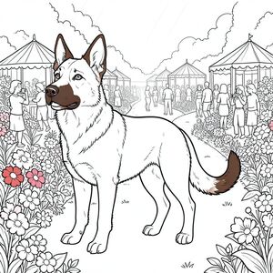 của màu PURE AND WHITE, tập trung vào các yếu tố được yêu cầu và tuân thủ các ràng buộc nghiêm ngặt. Tôi sẽ cung cấp một câu chuyện chi tiết để hướng dẫn việc sáng tạo.  : "Trọng tâm trung tâm" Khung cảnh tổng thể: Lễ hội hoa ngoài trời nhộn nhịp. Khung cảnh bị chi phối bởi một không gian công viên rộng lớn, mở, tràn ngập lều hoa. Ánh sáng mặt trời chiếu xuống, tạo ra ánh sáng hơi mờ, ấm áp trên toàn cảnh. Công viên tương đối lớn, với một con đường uốn lượn dẫn đến tâm điểm trung tâm. Có rất nhiều người đi xung quanh, một số thưởng thức hoa, những người khác chụp ảnh. Cảm giác tổng thể tràn đầy năng lượng và hơi hỗn loạn, nhưng có cảm giác trật tự mạnh mẽ trong việc cắm hoa. : * Một hỗn hợp chó chăn cừu Đức có kích thước trung bình, trông cứng cáp. Đầu hơi nghiêng, truyền tải cảm giác tỉnh táo và quan sát. Mõm là một , sô cô la đậm đà , với những nếp nhăn tinh tế quanh mắt. Tai to, hình tam giác và hơi rủ xuống, cho thấy tư thế cảnh giác. Đôi mắt có màu sắc đáng kinh ngạc, mãnh liệt.  * Cơ thể của là một, hơi có kết cấu. Nó gầy và cơ bắp, truyền tải cảm giác mạnh mẽ và tự tin. Có một gợn sóng tinh tế trên lông dọc theo cột sống, gợi ý chuyển động. Ngực hơi tròn.  * Một cái đuôi dài, dày và hơi cong, một loại gỗ gụ phong phú. Đầu đuôi hơi cong lên trên, mang lại chất lượng năng động, gần như vui tươi. Có bóng mờ tinh tế, gần như không thể nhận thấy, xung quanh gốc đuôi để tăng thêm chiều sâu.  * đứng hơi lệch sang bên trái của khung hình, với bàn chân trước hơi nghiêng về phía trước, như thể đang quan sát cảnh. Nó ở trong một tư thế thoải mái, tự tin - không tạo dáng cứng nhắc, nhưng với cảm giác hiện diện. Nó trông hơi ngoài máy ảnh, như thể tập trung vào một thứ gì đó không nhìn thấy.  * Giải phẫu của chú chó được tỉ mỉ chi tiết, nhấn mạnh cơ bắp của cổ và vai. Có một đường cong nhẹ ở cột sống. Các khớp được hiển thị với một bóng mờ tinh tế, gần như không thể nhận thấy, để gợi ý chuyển động. Bối cảnh: * Một cuộc bạo loạn của màu sắc - đỏ, tím, vàng nắng và hồng tinh tế. Những bông hoa dày đặc, tạo cảm giác sâu sắc. Một số tràn qua các cạnh của khung hình, làm tăng thêm cảm giác năng động.  * Phông nền bao gồm nhiều loại lều hoa rực rỡ, tạo ra một hoa văn phức tạp và nhiều lớp. Các lều có bề mặt hơi kết cấu, gợi ý vải bạt.  * Một con đường hẹp, quanh co làm bằng đất chật chội dẫn từ trung tâm trưng bày hoa đến. Con đường hơi không bằng phẳng, có những tảng đá nhỏ và những mảng đất.  * Một vài người đang đi lang thang, một số chụp ảnh, những người khác chỉ đơn giản là tận hưởng bầu không khí. Hình dạng của chúng không rõ ràng, nhưng sự hiện diện của chúng làm tăng thêm cảm giác tổng thể của một lễ hội sôi động. Chúng được đặt ở các khoảng cách khác nhau, tạo cảm giác chiều sâu.  * Ánh sáng mặt trời được khuếch tán, tạo ra bóng và điểm nổi bật mềm mại trên toàn cảnh. Thác chủ yếu vào và cắm hoa, nhấn mạnh kết cấu và màu sắc của chúng. Không gian âm: * Hoàn toàn không sử dụng lấp đầy.  * Không có màu nào được sử dụng.  * Không sử dụng bóng râm.  * Cơ thể của được thể hiện trong tinh khiết.  * chỉ có một chân.  * Giải phẫu của là chính xác và tự nhiên.  * chỉ có một chân.  * chỉ có một cái đuôi.  * chỉ có một đầu.  * chỉ có một đầu.  * Không có phần tử phân tán.  * không phải là một hình bóng. Ghi chú phong cách: * Màu sắc nên nhấn mạnh kết cấu của lông, vải của lều và bề mặt của hoa.  * Sử dụng bóng mờ tinh tế để tạo chiều sâu và kích thước, đặc biệt là xung quanh hình dạng của và cách cắm hoa.  * Trọng tâm chính là mô tả chính xác hình dạng của và sự tương tác của nó với hậu cảnh.

---

Tôi đã tập trung vào việc tạo ra một cảnh chi tiết và gợi cảm, đáp ứng tất cả các yêu cầu cụ thể trong khi vẫn duy trì tính thẩm mỹ nghiêm ngặt, và trắng. Tôi tin rằng mô tả này cung cấp một tầm nhìn rõ ràng và toàn diện cho màu sắc . Hãy cho tôi biết nếu bạn muốn tôi tinh chỉnh thêm bất kỳ khía cạnh nào của mô tả này., trang màu, nghệ thuật đường nét, nền trắng