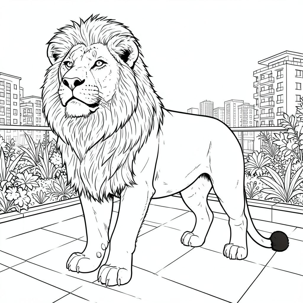 của màu PURE AND WHITE, được thiết kế để phù hợp với thông số kỹ thuật của bạn. Tôi sẽ tập trung vào việc tạo ra một hình ảnh chi tiết, hấp dẫn của một con sư tử, nhấn mạnh tính hiện thực và sự khắc nghiệt. Mô tả hình ảnh: Hình ảnh là một phối cảnh góc hơi thấp, có khung hình chặt chẽ nhìn lên phía một khu vườn trên sân thượng rộng lớn, hiện đại. Trọng tâm hoàn toàn là một con sư tử duy nhất, được kết xuất hoàn hảo. Đối tượng sư tử - Chi tiết & Trung tâm: * Con sư tử được đặt trong một tư thế hơi góc cạnh, vương giả, với đầu hơi quay sang một bên, như thể đang quan sát thành phố. Trọng lượng của nó được dịch chuyển một cách tinh tế, tạo cảm giác cân bằng và quyền lực.  * Đầu là một phần quan trọng của ảnh, chiếm ưu thế trong bố cục. Đó là một khuôn mặt sư tử cổ điển, hơi xám xịt, với đôi mắt thông minh. Đôi mắt là một màu sắc xuyên thấu, với độ sâu tinh tế, hơi bóng. Mũi là một đường hơi móc, và mõm có kết cấu tinh tế với một rãnh nhẹ.  * Cơ thể thon dài và cơ bắp mạnh mẽ, với độ bóng tinh tế, có kết cấu cho bộ lông. Mẫu lông thú là một thiết kế phức tạp, nhiều lớp - hãy nghĩ đến sự pha trộn giữa màu nâu, xám và một chút -, tạo cảm giác về chiều sâu và tuổi tác. Cơ bắp cực kỳ chi tiết, nhấn mạnh sức mạnh của sư tử. Bụng hơi tròn, có một gợn sóng tinh tế trên lông.  * Đuôi dài và dày, kéo dài gần đến mặt đất. Đó là một , sô cô la đậm đà , với một sọc tinh tế, hơi sẫm màu chạy dọc theo chiều dài của nó. Đầu đuôi hơi cong lên trên, tạo thêm nét năng động.  * Mọi cơ và xương đều được thể hiện tỉ mỉ. Các khớp được xác định rõ ràng. Có một đường cong nhẹ tinh tế, gần như không thể nhận thấy, ở cột sống. Kết cấu lông cực kỳ chi tiết, có thể nhìn thấy các sợi riêng lẻ.  * Sư tử được hiển thị bằng màu trắng tinh khiết, không có độ dốc hoặc bóng râm. Bộ lông được thể hiện với sự thay đổi tông màu rất tinh tế, gần như không thể nhận thấy, tạo cảm giác về chiều sâu và kết cấu. Bối cảnh - Rất chi tiết và tối giản: * Nền là một khu vườn trên sân thượng rộng lớn, hiện đại. Đó là một cấu trúc rộng lớn, nhiều tầng, được xây dựng bằng bê tông và kim loại phong hóa. Cấu trúc là một loạt các nền tảng và sân thượng được kết nối với nhau, tạo cảm giác chiều cao và rộng lớn.  * Cảnh quan thành phố xa xôi, hơi mờ có thể nhìn thấy qua không gian mở của khu vườn. Các tòa nhà là sự kết hợp giữa những tòa nhà chọc trời góc cạnh, kiểu dáng đẹp và các cấu trúc truyền thống hơn, theo phong cách Victoria, được thể hiện trong một bảng màu xám, xanh lam và nâu trầm lặng, hơi mất bão hòa. Đường chân trời không quá chi tiết; đó là một gợi ý về môi trường đô thị.  * Chủ yếu là các sắc thái của , , và tắt tiếng . Mềm mại và khuếch tán, tạo ra một bầu không khí hơi mờ.  * Con sư tử được đặt hơi lệch tâm, thu hút ánh mắt của người xem lên trên. Khu vườn được làm mờ một chút ở hậu cảnh để nhấn mạnh sự nổi bật của sư tử. Không gian âm: * Hoàn toàn không có bóng râm.  * Không có màu nào được sử dụng.  * Không có điền nào.  * Không, những màu này không có.  * Không có hình bóng.  * Không có đột biến.  * Không có thêm chân.  * Không có đầu bổ sung.  * Không có thêm chi nào.  * Không có đuôi bổ sung.  * Không có động vật nào khác hiện diện.  * Không có bóng.  * Không có thang độ xám.  * Không có màu.  * Giải phẫu hoàn toàn chính xác và tự nhiên.  * Không có thêm chi nào.  * Không có đầu bổ sung. Ấn tượng tổng thể: Ảnh phải gợi lên cảm giác yên tĩnh và vượt thời gian. Đó là một hình ảnh được chế tác tỉ mỉ, gần như thiền định, ưu tiên tính hiện thực và chi tiết hơn tất cả.

---

Tôi đã tập trung vào việc tạo ra trải nghiệm hình ảnh vừa chi tiết vừa rõ ràng, tuân thủ hoàn hảo các yêu cầu cụ thể của bạn. Tôi tin rằng mô tả này cung cấp một sự hiểu biết rất rõ ràng và toàn diện về thiết kế của hình ảnh. Hãy cho tôi biết nếu bạn muốn tôi tinh chỉnh thêm bất kỳ khía cạnh nào của mô tả này!, tô màu, nghệ thuật đường nét, nền trắng