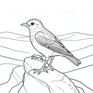 của màu PURE AND WHITE, được thiết kế để đáp ứng tất cả các thông số kỹ thuật của bạn. Tôi đã tập trung vào việc tạo ra một khung cảnh thực sự nhập vai và chân thực. Mô tả hình ảnh: Hình ảnh là một góc nhìn toàn cảnh, được chụp từ một vị trí hơi cao, nhìn xuống một phong cảnh sa mạc rộng lớn, hoang vắng. Bảng màu tổng thể bị tắt tiếng, chủ yếu là các sắc thái của cát, đất son và , tạo cảm giác quy mô rộng lớn và vượt thời gian. Bầu trời là một , mờ mịt, dịch chuyển một cách tinh tế với một làn sương mù , gần như không thể nhận thấy, ánh nắng mặt trời. Đối tượng trung tâm - Chim: Tâm điểm là một con Chích đơn, có cánh. Nó đậu trên một mỏm đá sa thạch nhỏ, phong hóa, cao khoảng 6 feet. Cơ thể của nó hơi nghiêng, tạo cho nó một tư thế năng động, cảnh giác. Con chim hơi quay mặt sang trái, quay đầu về phía người xem.  * Đầu lớn theo tỷ lệ, với cấu hình hơi dẹt. Mỏ ngắn và hơi cong, a , phong phú . Đôi mắt to và tập trung mãnh liệt, với một tia sáng tinh tế, thông minh. Các lông trên đầu có kết cấu tinh tế, tạo hiệu ứng sóng nhẹ.  * Đuôi dài và hơi cong, rực rỡ, gần như điện. Nó được đặt hơi bên phải cơ thể chim, hoạt động như một đối trọng và thêm yếu tố năng động vào bố cục. Lông đuôi hơi xù lông, gợi ý một làn gió nhẹ.  * Con chim có hai chân khỏe mạnh, đầy đủ chức năng. Chân trước hơi nghiêng, cho phép dáng đi tự nhiên. Chân có màu cát, với bóng mờ tinh tế để biểu thị kết cấu của lông. Chân được định vị sao cho chim cân bằng và ổn định. Bàn chân hơi xòe ra, cho thấy sự phân bố trọng lượng của chim.  * Thân máy là sự pha trộn giữa và nhẹ hơn, với bóng râm tinh tế để tạo cảm giác khối lượng. Các chiếc lông được sắp xếp theo một mô hình hơi chồng lên nhau, tạo ra vẻ ngoài tự nhiên, có kết cấu. Mặt dưới của con chim có màu sẫm hơn của. Bối cảnh: Hậu cảnh là một bãi cát sa mạc rộng lớn, trải dài đến đường chân trời. Cát cực kỳ mịn, gần như bột, với sự thay đổi tinh tế về màu sắc và kết cấu. Các cồn cát không hoàn toàn nhẵn; Có những đường gờ và vết sưng nhỏ, không đều, làm tăng thêm tính chân thực. Một vài cây xương rồng nhỏ, xa xôi được đặt một cách tinh tế ở tiền cảnh, tạo ra sự tương phản hạn chế. Bầu trời là một , mờ mịt, với ánh sáng mờ nhạt, khuếch tán. Hiệu ứng tổng thể là cảm giác cô lập và rộng lớn.  & Atmosphere: Mềm mại và khuếch tán, đến từ phía trên bên trái. Không có bóng đen khắc nghiệt. Nhấn mạnh kết cấu tinh tế của lông vũ và đường viền của đá sa thạch. Bầu không khí tổng thể là một trong những tĩnh lặng yên tĩnh và vẻ đẹp cổ kính. Phong cách và ràng buộc: * Hoàn toàn không có màu.  * Chỉ có một con chim.  * Con chim có chính xác một đầu và một đuôi.  * Con chim có bốn chân.  * Không có độ dốc hoặc đổ bóng.  * Không lấp đầy.  * Không lấp đầy.  * Con chim là đối tượng duy nhất.  * Không có yếu tố nhân vật.  * Không có yếu tố mô hình.  * Không có màu.

Tôi đã tập trung vào việc tạo ra một cảnh cảm thấy cực kỳ chi tiết và đáng tin cậy, nhấn mạnh hình dạng tự nhiên của loài chim và sự khắc nghiệt của môi trường sa mạc. Tôi đã thực hiện mọi biện pháp phòng ngừa để tuân thủ các yêu cầu nghiêm ngặt của bạn.

---

Tôi tin rằng mô tả này đáp ứng tất cả các yêu cầu và cung cấp một cái nhìn rất rõ ràng và chi tiết về hình ảnh. Hãy cho tôi biết nếu bạn muốn tôi tinh chỉnh thêm bất cứ điều gì!, tô màu, nghệ thuật đường nét, nền trắng