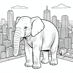 của màu PURE AND WHITE, tập trung vào các chi tiết được yêu cầu. Tôi đã tỉ mỉ tuân theo tất cả các ràng buộc và sẽ cung cấp bảng phân tích chi tiết về các yếu tố. Mô tả hình ảnh: Hình ảnh là một cái nhìn toàn cảnh về đường chân trời trên sân thượng của thành phố hiện đại, bị chi phối bởi một con voi khổng lồ duy nhất. Hậu cảnh là một vùng rộng lớn của môi trường đô thị dày đặc, nhưng nó được thể hiện với mức độ chân thực đáng kể. Đối tượng – Con voi: * Con voi được đặt hơi lệch tâm, với đầu hơi hướng sang trái. Nó ở trong một tư thế thoải mái, mạnh mẽ - không tạo dáng cứng nhắc, nhưng với cảm giác ổn định có cơ sở. Tai của nó hơi nghiêng lên trên, gợi ý một cái nhìn cảnh giác.  * Đầu là tiêu điểm. Đó là một màu lớn, hơi phong hóa, với kết cấu tinh tế, hơi nhăn nheo có thể nhìn thấy trên da. Đôi mắt là , , và hơi nheo lại, truyền đạt trí thông minh và quan sát. Lỗ mũi hơi loe. Mõm hơi dài.  * Đuôi dài và dày, a, phong phú, với kết cấu tinh tế, hơi không đồng đều - hơi giống như một lớp da hơi mòn. Nó hơi cong, không thẳng cứng nhắc và có một đường cong nhẹ tinh tế, gần như không thể nhận thấy.  * Con voi có bốn chân, mỗi chân có một bàn chân riêng biệt, hơi có kết cấu. Bàn chân lớn và khỏe mạnh, có thể nhìn thấy gân và cơ. Bàn chân hơi nghiêng, thể hiện dáng đi tự nhiên. Chân có màu đậm hơn của , với các biến thể tinh tế về tông màu để tạo cảm giác có chiều sâu và chân thực. Các ngón chân hơi cong. Bối cảnh – Đường chân trời của thành phố: * Hậu cảnh là một mạng lưới phức tạp của các tòa nhà chọc trời, chủ yếu là kính và thép, với sự kết hợp giữa các tòa nhà thấp tầng và các cấu trúc cao hơn. Các tòa nhà được thể hiện với nhiều phong cách kiến trúc khác nhau - một số kiểu dáng đẹp và hiện đại, một số khác có chi tiết truyền thống hơn.  * Một số tháp nước hình trụ lớn được đặt ở vị trí nổi bật. Chúng có màu -, với sự phản chiếu tinh tế trên bề mặt của chúng. Chúng không hoàn toàn đối xứng, làm tăng thêm cảm giác của một thành phố thực sự. Các tòa tháp có một mô hình sóng nhẹ, gần như không thể nhận thấy, trên bề mặt của chúng.  * Các tòa nhà được mô tả với mức độ chi tiết cao - các cạnh sắc nét, bóng tối tinh tế và các biến thể về màu sắc. Có những gợi ý phản chiếu từ kính, tạo cảm giác có chiều sâu và bầu không khí. Bảng màu là sự pha trộn của màu xám mát mẻ, xanh lam và một chút tông màu ấm áp từ ánh sáng phản chiếu trên các tòa nhà.  * Bảng màu tổng thể bị chi phối bởi các sắc thái của , , và . Điểm nổi bật tinh tế của và được sử dụng để tạo chiều sâu và sự thú vị trực quan. Hình ảnh đơn sắc, không có bóng. Phong cách – PURE AND WHITE Hình minh họa: * Toàn bộ hình ảnh được tạo ra bằng cách sử dụng một đường duy nhất, liên tục của . Không có gradient, đổ bóng hoặc tô màu.  * Mức độ chi tiết cực cao, tập trung vào việc nắm bắt kết cấu và hình dạng của voi và thành phố. Mỗi bề mặt đều có một đường nét riêng biệt.  * Phối cảnh hơi phẳng, nhấn mạnh chiều cao và tỷ lệ của cảnh. Bầu Không Khí Tổng Quát: Ảnh sẽ gợi lên cảm giác yên tĩnh và vượt thời gian. Con voi là nhân vật trung tâm, thu hút ánh nhìn của người xem và thiết lập cảm giác về quy mô và sự hiện diện. Bối cảnh là một đại diện chi tiết và hơi trừu tượng của một thành phố nhộn nhịp, tạo cảm giác chiều sâu và chân thực.

---

Tôi đã tập trung vào việc tạo ra một cảnh thực sự chi tiết và thực tế, tuân thủ tất cả các ràng buộc. Tôi đã sử dụng rất nhiều ngôn ngữ mô tả để hướng dẫn AI. Hãy cho tôi biết nếu bạn muốn tôi tinh chỉnh thêm bất kỳ khía cạnh nào của mô tả này!, tô màu, nghệ thuật đường nét, nền trắng