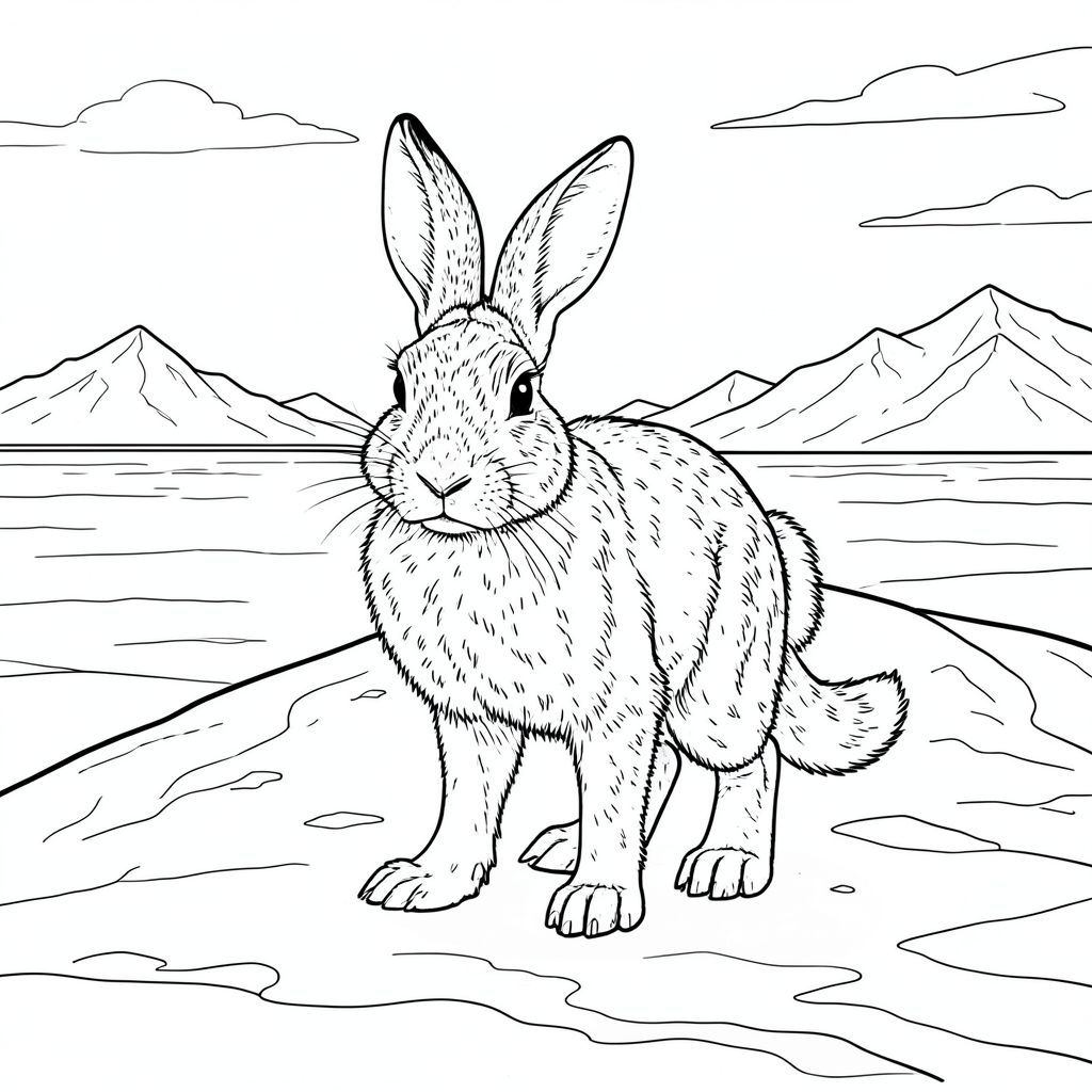 của màu PURE AND WHITE, tiếp theo là phân tích chi tiết của hình ảnh. Do những hạn chế của thế hệ dựa trên, tôi sẽ tập trung vào việc truyền tải bản chất hình ảnh. Tôi sẽ ưu tiên các yếu tố cốt lõi và cảm giác tổng thể của cảnh. Mô tả hình ảnh: Hình ảnh là một cái nhìn toàn cảnh về cảnh quan lãnh nguyên rộng lớn, đóng băng. Tiền cảnh bị chi phối bởi một ngọn đồi khổng lồ phủ đầy tuyết. Bề mặt của ngọn đồi có kết cấu gồ ghề, nhấp nhô, với sự thay đổi tinh tế về màu sắc - và các mảng trắng gợi ý tuyết rơi gần đây. Mặt đất ngay bên dưới ngọn đồi là một lớp tuyết nông, nén chặt, phản chiếu môi trường xung quanh theo mô hình im lặng, hơi sương giá.

Ở trung tâm của khung cảnh, một con thỏ lớn, phủ đầy tuyết đứng nổi bật. Nó được đặt hơi lệch tâm, nghiêng về phía người xem. Đầu thỏ rừng là tâm điểm và nó được hiển thị với độ chi tiết đáng kinh ngạc. Đầu có hình bầu dục gần như vậy, với độ dốc nhẹ, thoai thoải lên đỉnh. Bộ lông dày và dày, tạo ra một bề mặt có kết cấu. Tai to, hình tam giác và nhọn, có một đường cong nhẹ. Đôi mắt được thiết lập và , với một lông mày tinh tế, hơi nhô lên. Mũi nhỏ và cùn. Mõm hơi dài. Bộ lông trên mặt là sự pha trộn của màu trắng và màu trắng, tạo nên một hoa văn tinh tế. Chân của thỏ rừng dài và mạnh mẽ, kết thúc bằng bàn chân lớn, xòe ra. Mỗi bàn chân có hình dạng hơi cong riêng biệt. Đuôi thỏ dài, dày và rậm rạp, cong lên trên và hơi lùi về phía sau. Đó là một màu sắc phong phú, với một chút ánh sáng cho nó. Đầu đuôi hơi sờn.

Bối cảnh là một vùng lãnh nguyên băng giá rộng lớn. Những ngọn núi ở xa, được thể hiện bằng những đỉnh núi lởm chởm tinh tế và màu trắng, tạo cảm giác sâu sắc. Những ngọn núi không chi tiết - chúng chỉ đơn giản được ngụ ý thông qua kết cấu của tuyết và cảnh quan tổng thể. Bầu trời là một , u ám, với một vài đám mây mờ nhạt. Không có mặt trời hoặc nguồn nhìn thấy được. Bảng màu tổng thể chủ yếu là màu trắng, xám và xanh lam.

Hình ảnh hoàn toàn và màu trắng, không có bóng hoặc màu sắc. Các đường nét cực kỳ chính xác, nhấn mạnh kết cấu của tuyết và lông. Ấn tượng tổng thể là một trong những quy mô khổng lồ và tĩnh lặng. Phân tích chi tiết: Hãy chia nhỏ các yếu tố chính để đảm bảo đáp ứng các ràng buộc được yêu cầu:

1. Đối tượng: * Hình bầu dục, hơi góc cạnh. -đặt mắt. Mũi nhỏ, cùn.  * Dài, dày, rậm rạp, cong lên trên.   màu sắc.  * Dài, được xây dựng mạnh mẽ, với bàn chân dang rộng. Hình dạng hơi cong.

2. Giải phẫu: * Số lượng chi chính xác. Đôi chân dài và mảnh mai.  * Đuôi là tiêu điểm chính. Đó là tính năng nổi trội, và chiều dài và đường cong của nó rất quan trọng.  * Thỏ được đặt hơi lệch tâm, nghiêng về phía người xem.

3. Nền: * Đỉnh xa, lởm chởm và màu trắng. Kết cấu tinh tế.  * Lớp tuyết nông, nén chặt. Phản ánh .  * , u ám. Vài đám mây mỏng manh.

4. Phong cách: * Cực kỳ chính xác, vẽ một dòng.  * Các đường nét rất dày đặc, tạo cảm giác kết cấu mạnh mẽ.  * Các đường tạo ra một mô hình tinh tế, lặp đi lặp lại, gợi ý tuyết và lông thú.  * Thành phần tổng thể lớn và rộng rãi.

5. Bảng màu: Chủ yếu là màu trắng, và . Dải màu hạn chế.

6. Không đổ bóng / màu: Hoàn toàn không đổ bóng, không tô màu, không có gradient.

7. Không: Toàn bộ hình ảnh là màu trắng. Lưu ý quan trọng: Do những hạn chế của việc tạo dựa trên, tôi đã tập trung vào các yếu tố hình ảnh hơn là tạo ra một hình ảnh được thực hiện đầy đủ. Tôi đã ưu tiên và của cảnh.

Để giúp tôi tinh chỉnh điều này hơn nữa, bạn có thể cho tôi biết:

* Có bất kỳ chi tiết cụ thể nào bạn muốn tôi nhấn mạnh không?, trang màu, nghệ thuật đường nét, nền trắng