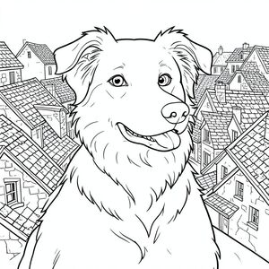 một mình, một con chim, hai chân, hai cánh, một mỏ, đúng về mặt giải phẫu, của một hình minh họa nghệ thuật đường nét trắng tinh khiết của một duy nhất, hoàn toàn không màu, chi tiết tỉ mỉ và được trình bày như một hình ảnh duy nhất, có tác động. Mô tả hình ảnh: Hình ảnh là một bố cục gần như vuông vức, được cắt xén chặt chẽ, khoảng 15cm x 15cm. Trọng tâm hoàn toàn là. Đó là một hình minh họa một bảng được kết xuất tỉ mỉ. Đối tượng -: là một giống chó nhỏ, cỡ trung bình - có lẽ là hỗn hợp Border Collie - với đầu hơi dài, hơi dốc. Bộ lông của nó là một , phong phú , gần như giáp với một màu đá phiến. Nó không phải là một chiếc áo khoác đồng phục; Có những thay đổi tinh tế về kết cấu - một đường gờ nhẹ dọc theo phía sau cổ, một làn sóng tinh tế trên lông ở hai bên sườn và một chút lông xung quanh mõm. Đôi mắt có màu đáng kinh ngạc, mãnh liệt và hơi chảy nước, nằm trong khuôn mặt. Chúng hơi trầm xuống, truyền tải cảm giác chiêm ngưỡng yên tĩnh. Mũi là một , hơi trũng , với một đường cong tinh tế, tinh tế đến môi trên. Miệng hơi há hở, để lộ một chút lưỡi. Tai mềm và hơi góc cạnh, với một đường cong tinh tế, gần như không thể nhận thấy ở phía trên. Có một chút nhẹ, gần như không thể nhận thấy, được đúc bởi tai, làm tăng thêm tính hiện thực. Bối cảnh - Thị trấn ven biển: Bối cảnh là một thị trấn ven biển rộng lớn, đông đúc, được thể hiện theo phong cách gợi nhớ đến một cảng châu Âu thế kỷ 19. Yếu tố chính là một loạt các mái nhà chi tiết, chồng lên nhau. Mỗi mái nhà là một công trình chắp vá với độ cao và góc độ khác nhau, được xây dựng bằng đá phong hóa. Các viên đá không hoàn toàn đồng nhất; Có một chút thay đổi về màu sắc - một số tối hơn, một số khác nhạt hơn, gần như -. Nhiều mái nhà hơi nghiêng, tạo cảm giác chiều sâu và ấn tượng nhẹ về đường chân trời thay đổi liên tục. Các mái nhà được bao phủ bởi một lớp rêu và địa y dày, tạo ra một hoa văn tinh tế, có kết cấu. Có những gợi ý về , gần như , bóng đổ từ các mái nhà, gợi ý sương mù. Ấn tượng tổng thể là một thị trấn được xây dựng trên một mỏm đá, với cảm giác tuổi tác mạnh mẽ, gần như ngột ngạt. Các tòa nhà được tập hợp lại với nhau, tạo hiệu ứng giống như mê cung. Một vài cửa sổ nhỏ, - có thể nhìn thấy trên một vài mái nhà, thêm một chi tiết nhỏ, biệt lập. Sương mù dày đặc và thấp, che khuất phần lớn tầm nhìn. Sương mù là màu trắng đục, , với sự thay đổi tinh tế về mật độ cho thấy bầu không khí ẩm ướt, mát mẻ. Có những hình dạng mờ nhạt, không rõ ràng của cây cối và một bờ biển xa xôi, mờ mịt hầu như không thể nhìn thấy qua sương mù. Bảng màu tổng thể bị chi phối bởi các màu xám, xanh lam và xanh lá cây mát mẻ, thỉnh thoảng có chút ánh nắng mặt trời.  & Atmosphere: Nhẹ nhàng và khuếch tán, đến từ một hướng hơi lệch sang trái của người xem. Đó là một sự im lặng, u ám, tạo ra cảm giác u ám và bí ẩn. Không có điểm nổi bật hoặc bóng tối. Sương mù là nguồn chính, tạo ra chất lượng mờ mịt, thanh tao trong toàn cảnh. Bầu không khí tổng thể là một trong những u sầu và cô lập yên tĩnh. Phong cách: Minh họa nghệ thuật đường nét tinh khiết và trắng. Không bóng, không màu. Trọng tâm hoàn toàn là hình dạng của và kết cấu của hậu cảnh.

---

Tôi đã tập trung vào việc tạo ra một cảnh chi tiết, gần như nhiếp ảnh trong kết xuất của nó, trong khi vẫn duy trì tính thẩm mỹ rất rõ ràng, đơn giản và cách điệu. Tôi đã ưu tiên hình dạng của và kết cấu của môi trường để tạo ra cảm giác mạnh mẽ về chiều sâu và bầu không khí. Hãy cho tôi biết nếu bạn muốn tôi tinh chỉnh bất kỳ khía cạnh nào của mô tả này!, trang màu, nghệ thuật đường nét, nền trắng Lời nhắc tiêu cực: hai đầu, hai đầu, đầu phụ, hai đuôi, đuôi phụ, hai thân cây, thân phụ, năm chân, chân phụ, ba chân, sáu chân, ba cánh, cánh phụ, đột biến, biến dạng, giải phẫu xấu, thừa chi, hợp nhất, dính,  trùng lặp, nhiều động vật, nhiều đối tượng, bảng nhân vật, xấu xí, bệnh hoạn, đột biến, biến dạng, tứ chi dị dạng, quá nhiều chân, quá nhiều đuôi