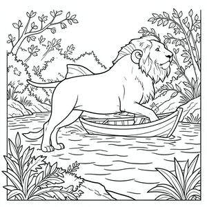 Độc lập, Động vật thủy sinh đơn, Một vây đuôi, Vây, Không có chân, Đúng giải phẫu, Sư tử, Solo, sông, thuyền, cuộc đua, Nước, lý lịch, chi tiết, phức tạp, Nghệ thuật đường, Đơn sắc, Thang độ xám, thực tế, Art Nouveau, hình minh họa, độc thân, tiêu điểm, Thành phần, chiều sâu, phối cảnh, mạnh mẽ, , kết cấu, Tán lá, Chuyển động, năng động, mạnh mẽ, thanh lịch, Hình bóng, bờ sông, mặt nước, Rồng, tàu, tốc độ, Dòng chảy, trang màu, nghệ thuật đường, nền trắng Nhắc nhở tiêu cực:  hai đầu, hai đầu, đầu phụ, hai đuôi, đuôi phụ, hai thân cây, thân phụ, năm chân, thêm chân, ba chân, sáu chân, ba cánh, thêm cánh, đột biến, biến dạng, giải phẫu xấu, thừa chi, hợp nhất, dính, trùng lặp, nhiều động vật, nhiều đối tượng, bảng nhân vật, xấu xí, bệnh hoạn, đột biến, biến dạng, tứ chi dị dạng, quá nhiều chân, quá nhiều đuôi