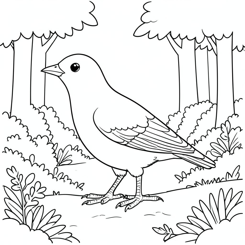 solo, một con chim, hai chân, hai cánh, một mỏ, đúng giải phẫu, chim, chi tiết, cảnh, lý lịch, rừng, bụi cây thấp, bầu trời mùa hè, thực tế, nghệ thuật đường, độc thân, chim, phức tạp, kiệt tác, và trắng, không bóng, không màu, nội thất trắng, tinh khiết, đơn giản, lý lịch, hình minh họa, trang tô màu, nghệ thuật đường, nền trắng Nhắc nhở tiêu cực: hai đầu, hai đầu, thêm đầu, hai đuôi, thêm đuôi,  hai thân cây, thân phụ, năm chân, thừa chân, ba chân, sáu chân, ba cánh, thêm cánh, đột biến, biến dạng, giải phẫu xấu, thừa chi, hợp nhất, dính liền nhau, trùng lặp, nhiều động vật, nhiều đối tượng, bảng nhân vật, xấu xí, bệnh hoạn, đột biến, biến dạng, tứ chi dị dạng, quá nhiều chân, quá nhiều đuôi