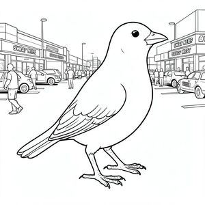 Độc lập, một con chim, hai chân, hai cánh, một mỏ, chính xác về mặt giải phẫu, chim, chi tiết, ngoài trời, hoán đổi gặp gỡ, bãi đậu xe, bận rộn, Hiện đại, cảnh, lý lịch, thực tế, nghệ thuật đường, độc thân, chim, phức tạp, kiệt tác, và trắng, không bóng, không màu, nội thất trắng, không, phối cảnh, mạnh mẽ, năng động, , bóng, Thành phần, lý lịch, Chi tiết, hình minh họa, trang màu, nghệ thuật đường, nền trắng Nhắc nhở tiêu cực: hai đầu,  hai đầu, đầu phụ, hai đuôi, đuôi phụ, hai thân cây, thân phụ, năm chân, thêm chân, ba chân, sáu chân, ba cánh, thêm cánh, đột biến, biến dạng, giải phẫu xấu, thừa chi, hợp nhất, dính liền, trùng lặp, nhiều động vật, nhiều đối tượng, bảng tính cách, xấu xí, bệnh hoạn, đột biến, biến dạng, tứ chi dị dạng, quá nhiều chân, quá nhiều đuôi