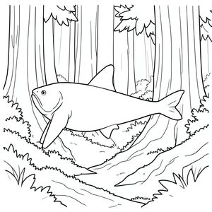 Độc lập, Động vật thủy sinh đơn, Một vây đuôi, Vây, Không có chân, Đúng giải phẫu,, Chi tiết, cảnh, rừng, Gỗ đỏ, Rêu, Thân cây, , Thực tế, Bản vẽ, Nghệ thuật đường nét, Đơn sắc, Thang độ xám, đơn giản, lý lịch, chiều sâu, phối cảnh, Thành phần, tiêu điểm, Mắt, chi tiết, kết cấu, không khí, yên tĩnh, Thanh thản, tự nhiên, Gỗ, Tán lá, , , độ sâu, phối cảnh, đơn giản, hàng, nghệ thuật, , trắng, Đơn sắc, Trang màu, Nghệ thuật đường nét, nền trắng Nhắc nhở tiêu cực: hai đầu,  hai đầu, đầu phụ, hai đuôi, đuôi phụ, hai thân cây, thân phụ, năm chân, thêm chân, ba chân, sáu chân, ba cánh, thêm cánh, đột biến, biến dạng, giải phẫu xấu, thừa chi, hợp nhất, dính liền, trùng lặp, nhiều động vật, nhiều đối tượng, bảng tính cách, xấu xí, bệnh hoạn, đột biến, biến dạng, tứ chi dị dạng, quá nhiều chân, quá nhiều đuôi