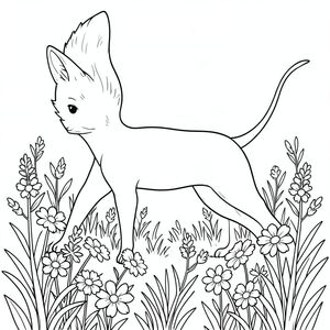 Độc lập, Động vật thủy sinh đơn, Một vây đuôi, Vây, Không có chân, Đúng giải phẫu, Cáo, Đơn độc, Đồng cỏ, Hoa dại, Chi tiết, lý lịch, Bóng râm, phối cảnh, Thực tế, Thang độ xám, đơn giản, phác thảo, sạch sẽ, sắc nét, Tập trung, , , độ sâu, Thành phần, yên bình, Thanh thản, trang màu, nghệ thuật đường nét, nền trắng Nhắc nhở tiêu cực: hai đầu, hai đầu, đầu phụ, hai đuôi, đuôi phụ, hai thân cây, thân cây phụ, năm chân, chân phụ,  ba chân, sáu chân, ba cánh, thêm cánh, đột biến, biến dạng, giải phẫu xấu, thừa chi, hợp nhất, dính liền nhau, trùng lặp, nhiều động vật, nhiều đối tượng, bảng tính cách, xấu xí, bệnh hoạn, đột biến, biến dạng, tứ chi dị dạng, quá nhiều chân, quá nhiều đuôi