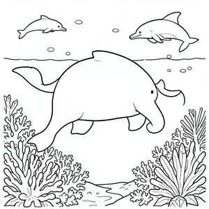 solo, động vật thủy sinh đơn, một vây đuôi, vây, không có chân, đúng giải phẫu, voi, chi tiết, cảnh, san hô, đảo san hô, nước, cá heo, nhảy, pha lê, trong sáng, ánh sáng mặt trời, lý lịch, phức tạp, nghệ thuật đường nét, kiệt tác, và trắng, không bóng, không màu, nội thất trắng, không, trang màu, nghệ thuật đường, nền trắng Nhắc nhở tiêu cực: hai đầu, hai đầu, thêm đầu, hai đuôi, thêm đuôi, hai thân cây,  thân phụ, năm chân, thừa chân, ba chân, sáu chân, ba cánh, cánh phụ, đột biến, biến dạng, giải phẫu xấu, thừa chi, hợp nhất, dính liền nhau, trùng lặp, nhiều động vật, nhiều đối tượng, bảng nhân vật, xấu xí, bệnh hoạn, đột biến, biến dạng, tứ chi dị dạng, quá nhiều chân, quá nhiều đuôi