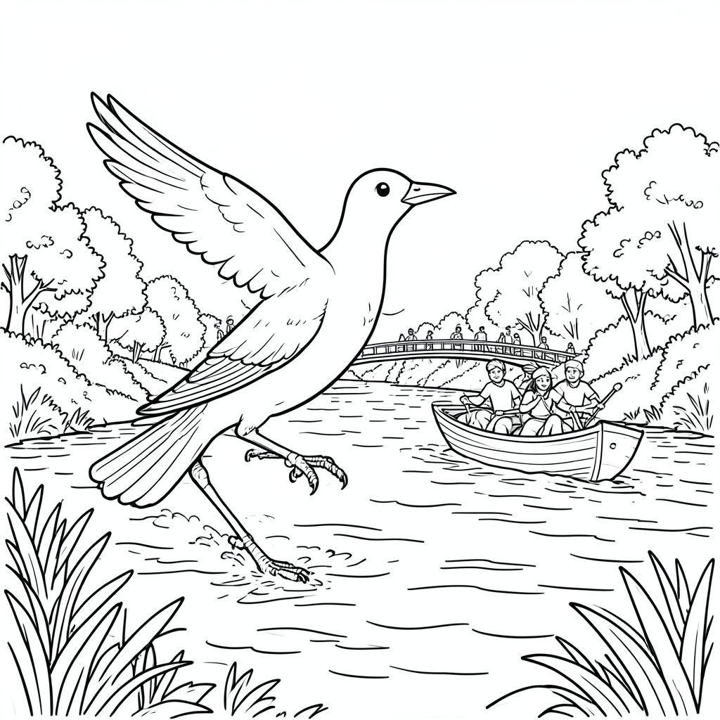 Độc lập, một con chim, Hai chân, Hai cánh, Một mỏ, Đúng giải phẫu,, Chi tiết, cảnh, sông, thuyền, cuộc đua, Hiện đại, ngoài trời, Đông đúc, rộng, Nước, phong cảnh, Tán lá, cây cối, cầu, Chuyển động, Năng động, phối cảnh, thực tế, hình minh họa, Nghệ thuật đường, Đơn, tiêu điểm, mạnh mẽ, tương phản, bóng, độ sâu, kết cấu, chi tiết, lý lịch, Thành phần, hoạt động, phong trào, trang màu, nghệ thuật đường, Nền trắng Nhắc nhở tiêu cực: hai đầu, hai đầu,  đầu phụ, hai đuôi, đuôi phụ, hai thân cây, thân phụ, năm chân, chân phụ, ba chân, sáu chân, ba cánh, thêm cánh, đột biến, biến dạng, giải phẫu xấu, thừa chi, hợp nhất, dính liền nhau, trùng lặp, nhiều động vật, nhiều đối tượng, bảng nhân vật, xấu xí, bệnh hoạn, đột biến, biến dạng, tứ chi dị dạng, quá nhiều chân, quá nhiều đuôi