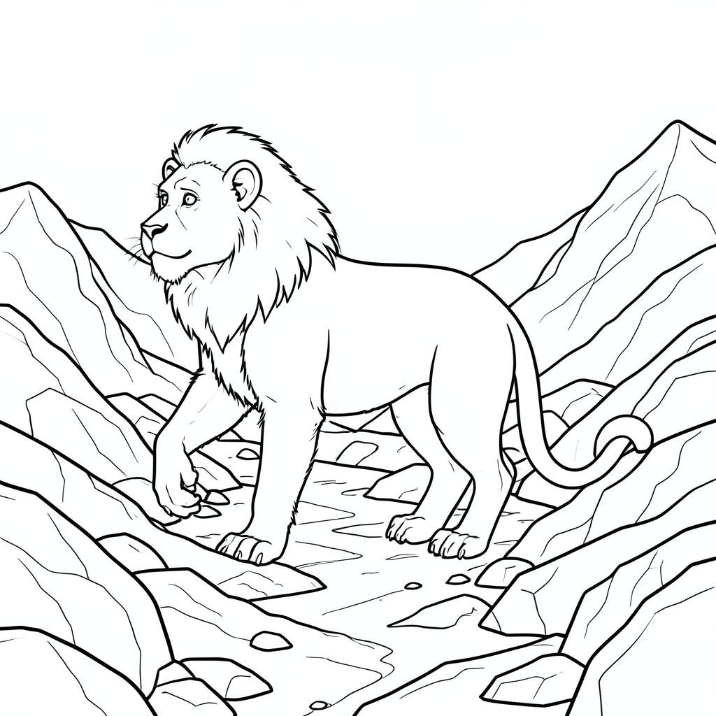 Độc lập, Linh trưởng đơn, Hai cánh tay, Hai chân, Một đuôi, Đúng giải phẫu, Sư tử, Solo, Glacial Moraine, Địa hình đá, Tảng đá, phối cảnh, Chi tiết, Thực tế, Đơn sắc, Nghệ thuật đường, hình minh họa, Độc thân, Tiêu điểm, Mở rộng, phong cảnh, , Tắt tiếng, bóng, kết cấu, độ sâu, Chi tiết cao, sắc nét, sắc nét, đơn giản, lý lịch, , trắng, hàng, nghệ thuật, kiệt tác, trang màu, nghệ thuật đường nét, nền trắng Nhắc nhở tiêu cực: hai đầu, hai đầu,  đầu phụ, hai đuôi, đuôi phụ, hai thân cây, thân phụ, năm chân, chân phụ, ba chân, sáu chân, ba cánh, thêm cánh, đột biến, biến dạng, giải phẫu xấu, thừa chi, hợp nhất, dính liền nhau, trùng lặp, nhiều động vật, nhiều đối tượng, bảng nhân vật, xấu xí, bệnh hoạn, đột biến, biến dạng, tứ chi dị dạng, quá nhiều chân, quá nhiều đuôi