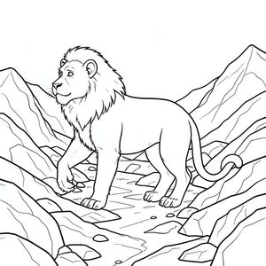 Độc lập, Linh trưởng đơn, Hai cánh tay, Hai chân, Một đuôi, Đúng giải phẫu, Sư tử, Solo, Glacial Moraine, Địa hình đá, Tảng đá, phối cảnh, Chi tiết, Thực tế, Đơn sắc, Nghệ thuật đường, hình minh họa, Độc thân, Tiêu điểm, Mở rộng, phong cảnh, , Tắt tiếng, bóng, kết cấu, độ sâu, Chi tiết cao, sắc nét, sắc nét, đơn giản, lý lịch, , trắng, hàng, nghệ thuật, kiệt tác, trang màu, nghệ thuật đường nét, nền trắng Nhắc nhở tiêu cực: hai đầu, hai đầu,  đầu phụ, hai đuôi, đuôi phụ, hai thân cây, thân phụ, năm chân, chân phụ, ba chân, sáu chân, ba cánh, thêm cánh, đột biến, biến dạng, giải phẫu xấu, thừa chi, hợp nhất, dính liền nhau, trùng lặp, nhiều động vật, nhiều đối tượng, bảng nhân vật, xấu xí, bệnh hoạn, đột biến, biến dạng, tứ chi dị dạng, quá nhiều chân, quá nhiều đuôi