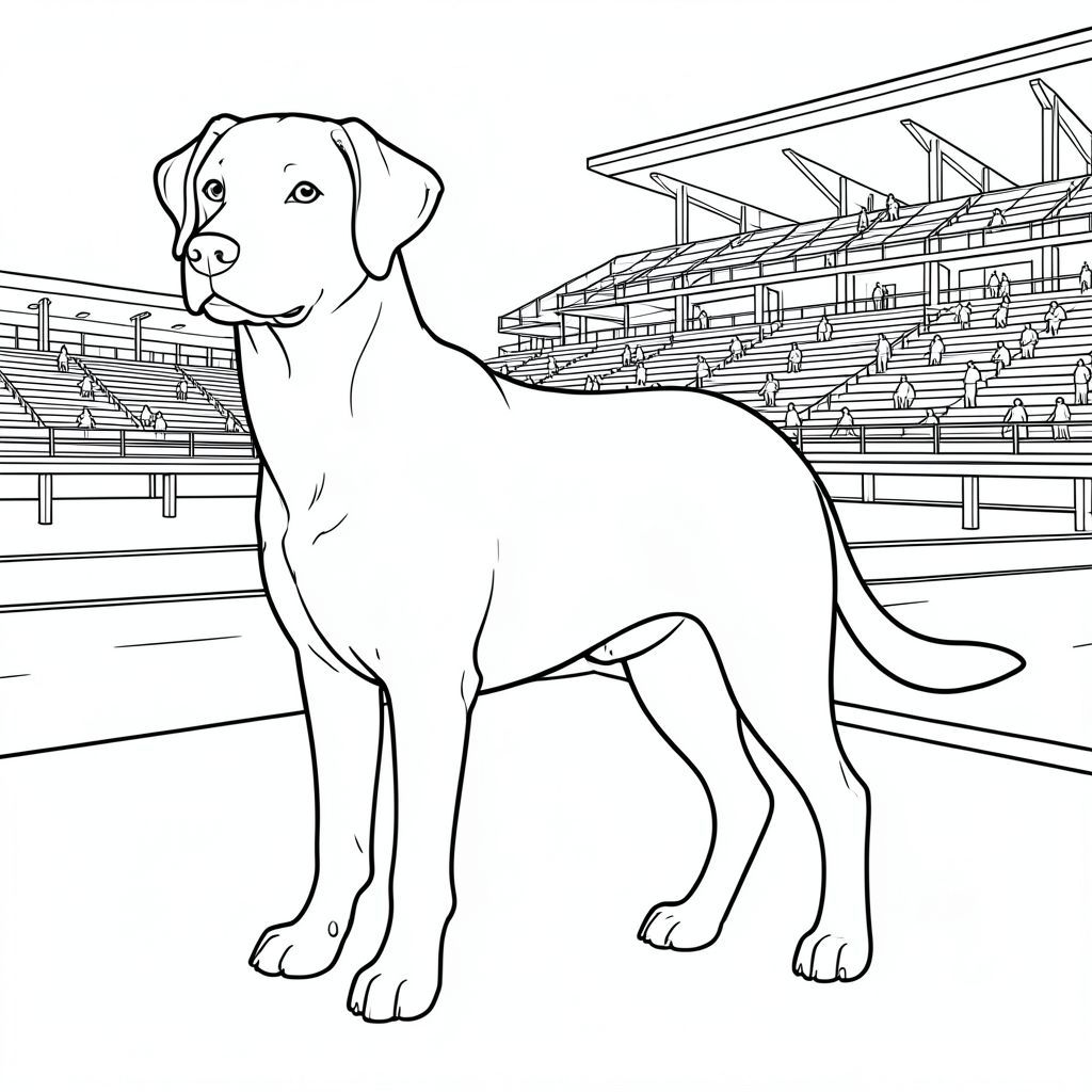 solo, động vật đơn, bốn chân, một đầu, một đuôi, đúng giải phẫu,, chi tiết, cảnh, Hiện đại, ngoài trời, đường đua ngựa, khán đài, thực tế, độc thân, phức tạp, nghệ thuật đường, kiệt tác, và trắng, không bóng râm, không màu, nội thất trắng, lý lịch, phức tạp, hình minh họa, chi tiết, phối cảnh, mạnh mẽ, , tiêu điểm, thành phần, trang tô màu, nghệ thuật đường, nền trắng Nhắc nhở tiêu cực: hai đầu, hai đầu, thêm đầu,  hai đuôi, đuôi phụ, hai thân cây, thân phụ, năm chân, chân phụ, ba chân, sáu chân, ba cánh, thêm cánh, đột biến, biến dạng, giải phẫu xấu, thừa chi, hợp nhất, dính, trùng lặp, nhiều động vật, nhiều đối tượng, bảng tính cách, xấu xí, bệnh hoạn, đột biến, biến dạng, tứ chi dị dạng, quá nhiều chân, quá nhiều đuôi