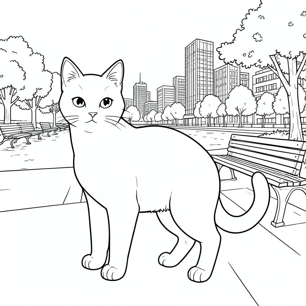 Độc lập, động vật đơn, bốn chân, một đầu, một đuôi, chính xác về mặt giải phẫu, Chi tiết, cảnh, con mèo, Toàn cảnh, Bờ sông, Thành phố, Hiện đại, Môi trường, Chi tiết, lý lịch, cây cối, Băng ghế, thực tế, hình minh họa, nghệ thuật đường, Độc thân, kiệt tác, tinh khiết, , trắng, Bóng râm, màu, không, bóng râm, không, màu, lý lịch, Nội địa, Chi tiết, phối cảnh, mạnh mẽ, bóng, Thực tế, nghệ thuật, Anime, hình minh họa, độc thân, con mèo, trang màu, nghệ thuật đường, nền trắng Nhắc nhở tiêu cực:  hai đầu, hai đầu, đầu phụ, hai đuôi, đuôi phụ, hai thân cây, thân phụ, năm chân, thêm chân, ba chân, sáu chân, ba cánh, thêm cánh, đột biến, biến dạng, giải phẫu xấu, thừa chi, hợp nhất, dính, trùng lặp, nhiều động vật, nhiều đối tượng, bảng nhân vật, xấu xí, bệnh hoạn, đột biến, biến dạng, tứ chi dị dạng, quá nhiều chân, quá nhiều đuôi