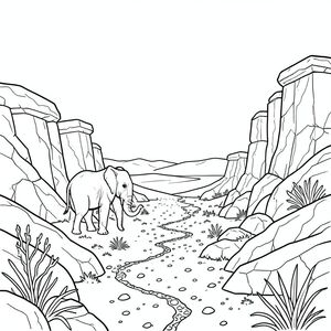 Độc lập, Côn trùng đơn, Sáu chân, Đúng về mặt giải phẫu, Voi, Đá sa thạch, Hoodoo, Trụ cột, Thung lũng, Sa mạc, khô cằn, Ánh sáng mặt trời, , cao, Đá, Nứt, Kết cấu, phong cảnh, Toàn cảnh, rộng, Mở rộng, Chiều sâu, phối cảnh, chi tiết, Thực tế, Đơn sắc, và trắng, Nghệ thuật đường, hình minh họa, Voi đơn, xa, Đường chân trời, Bầu trời quang đãng, , Sỏi, Cồn cát, Sự hình thành đá, thảm thực vật, thưa thớt,, Trang tô màu, Nghệ thuật đường, Nền trắng, Trang màu, Nghệ thuật đường, Nền trắng,  Lời nhắc tiêu cực: hai đầu, hai đầu, thêm đầu, hai đuôi, thêm đuôi, hai thân cây, thêm thân, năm chân, thêm chân, ba chân, sáu chân, ba cánh, thêm cánh, đột biến, biến dạng, giải phẫu xấu, thừa chi, hợp nhất, dính liền nhau, trùng lặp, nhiều động vật, nhiều đối tượng, bảng tính cách, xấu xí, bệnh hoạn, đột biến, biến dạng, tứ chi dị dạng, quá nhiều chân, quá nhiều đuôi