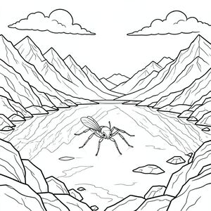 Độc thoại, Côn trùng đơn, Sáu chân, Đúng về mặt giải phẫu, thú vật, Hồ Alpine, Đỉnh tuyết, Núi đá, Sự phản chiếu, Ánh sáng mặt trời, Đám mây, , Sự rộng lớn, Đường chân trời, Nước trong, Bầu trời, Đá lởm chởm, mùa đông, lạnh, Nguyên sơ, Thanh thản, Toàn cảnh, phong cảnh, góc rộng, Khí quyển, , Độ tương phản cao, tự nhiên, , , Chi tiết, tiêu điểm sắc nét, Đơn sắc, Nền đơn giản, Đá kết cấu, Núi xa, Trang màu, Nghệ thuật đường, Nền trắng, Trang màu, Nghệ thuật đường,  nền trắng, Lời nhắc tiêu cực: hai đầu, hai đầu, thêm đầu, hai đuôi, thêm đuôi, hai thân cây, thêm thân cây, năm chân, thêm chân, ba chân, sáu chân, ba cánh, thêm cánh, đột biến, biến dạng, giải phẫu xấu, thừa chi, hợp nhất, dính liền nhau, trùng lặp, nhiều động vật, nhiều đối tượng, bảng nhân vật, xấu xí, bệnh hoạn, đột biến, biến dạng, tứ chi dị dạng, quá nhiều chân, quá nhiều đuôi