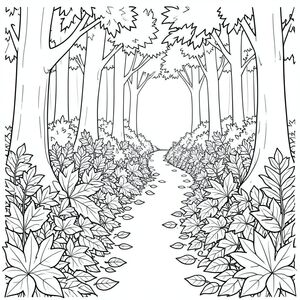 solo, (cá đơn: 1.3), (vây: 1.2), (không chân: 1.3), (đúng giải phẫu: 1.4), (động vật: 1.5), lá, mùa thu, con đường, rừng, rậm rạp, dày, thảm, rụng, lá, ánh sáng mặt trời, lốm đốm, quanh co, con đường, chi tiết, thực tế, trang màu, nghệ thuật đường nét, nền trắng, (solo: 1.3), (chủ đề đơn: 1.2), (đúng giải phẫu: 1.4), (giải phẫu hoàn hảo: 1.3), (tỷ lệ chính xác: 1.2)