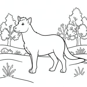 solo, chủ đề đơn, bốn chân, một đầu, một đuôi, đúng giải phẫu, thú vật, tuyết, cánh đồng, cây cối, mờ, đơn giản, sạch sẽ, phong cảnh, lý lịch, trắng, mùa đông, trang tô màu, nghệ thuật đường, nền trắng, solo, chủ đề đơn, chính xác về mặt giải phẫu, giải phẫu hoàn hảo