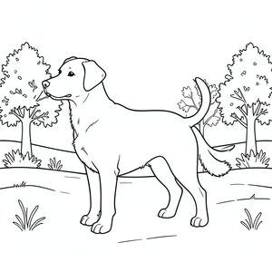 solo, chủ đề đơn, bốn chân, một đầu, một đuôi, chính xác về mặt giải phẫu,, tuyết, cánh đồng, cây cối, mờ, đơn giản, dọn dẹp, lý lịch, phong cảnh, đường chân trời, u ám, trang tô màu, nghệ thuật đường, nền trắng, solo, chủ đề đơn, chính xác về mặt giải phẫu, giải phẫu hoàn hảo