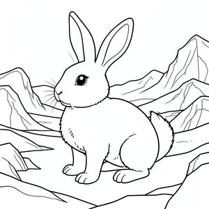 solo, chủ đề đơn, một đầu, hai mắt, hai tai, bốn chân, một đuôi, đúng về mặt giải phẫu, thỏ, tuyết, lãnh nguyên, rộng lớn, trống, tuyết phủ, sự hình thành băng, đóng băng, phong cảnh, hoang vắng, ảm đạm, trang màu, nghệ thuật đường, nền trắng, solo, chủ đề đơn, đúng về mặt giải phẫu, giải phẫu hoàn hảo