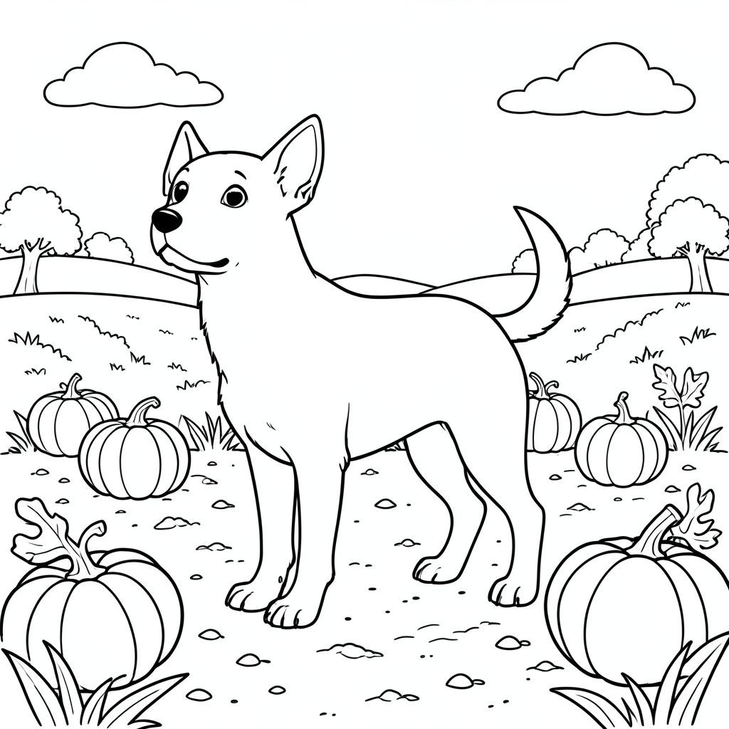 solo, chủ đề đơn, một đầu, hai mắt, hai tai, bốn chân, một đuôi, tỷ lệ tự nhiên, quy mô thích hợp trong môi trường, đúng giải phẫu,, bí ngô, đất rải rác, đất, cánh đồng rộng lớn, bầu trời nắng, cây cối xa, đồi thoai thoải, mặt đất kết cấu, ấm áp, thành phần đơn giản, trang màu, nghệ thuật đường, nền trắng, solo, chủ đề đơn, đúng giải phẫu, giải phẫu hoàn hảo