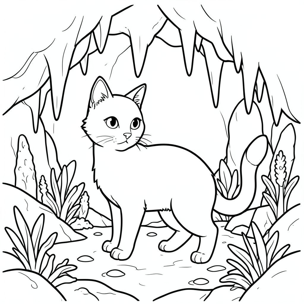 solo, chủ đề đơn, một đầu, hai mắt, hai tai, bốn chân, một đuôi, tỷ lệ tự nhiên, quy mô thích hợp trong môi trường, đúng giải phẫu, con mèo, Phát quang sinh học, hang động, tảo, nhũ đá, ướt, đá, khoáng chất, phản chiếu, mịn, đánh bóng, trang màu, nghệ thuật đường, nền trắng, solo, chủ đề đơn, chính xác về mặt giải phẫu, giải phẫu hoàn hảo