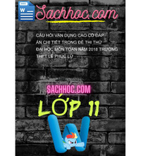 Tải Câu hỏi vận dụng cao có đáp án chi tiết trong đề thi thử đại học môn toán năm 2018 trường thpt lê phúc lữ