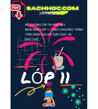 Tải Đề cương ôn thi học kì 2 môn Sinh lớp 11 theo chương trình tinh giản của bộ giáo dục và đào tạo