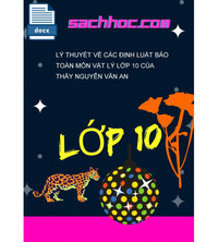 Tải Lý thuyết về các định luật bảo toàn môn vật lý lớp 10 của thầy nguyễn văn an