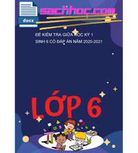 Tải Đề Kiểm Tra Giữa Học Kỳ 1 Sinh 6 Có Đáp Án Năm 2020-2021