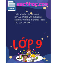 Tải Trắc Nghiệm Lý 9 Bài 11 Có Đáp Án- Bài Tập Vận Dụng Định Luật Ôm Và Công Thức Tính Điện Trở Của Dây Dẫn