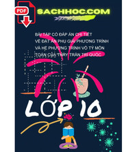 Tải Bài tập có đáp án chi tiết về đặt ẩn phụ giải phương trình và hệ phương trình vô tỷ môn toán của thầy trần trí quốc